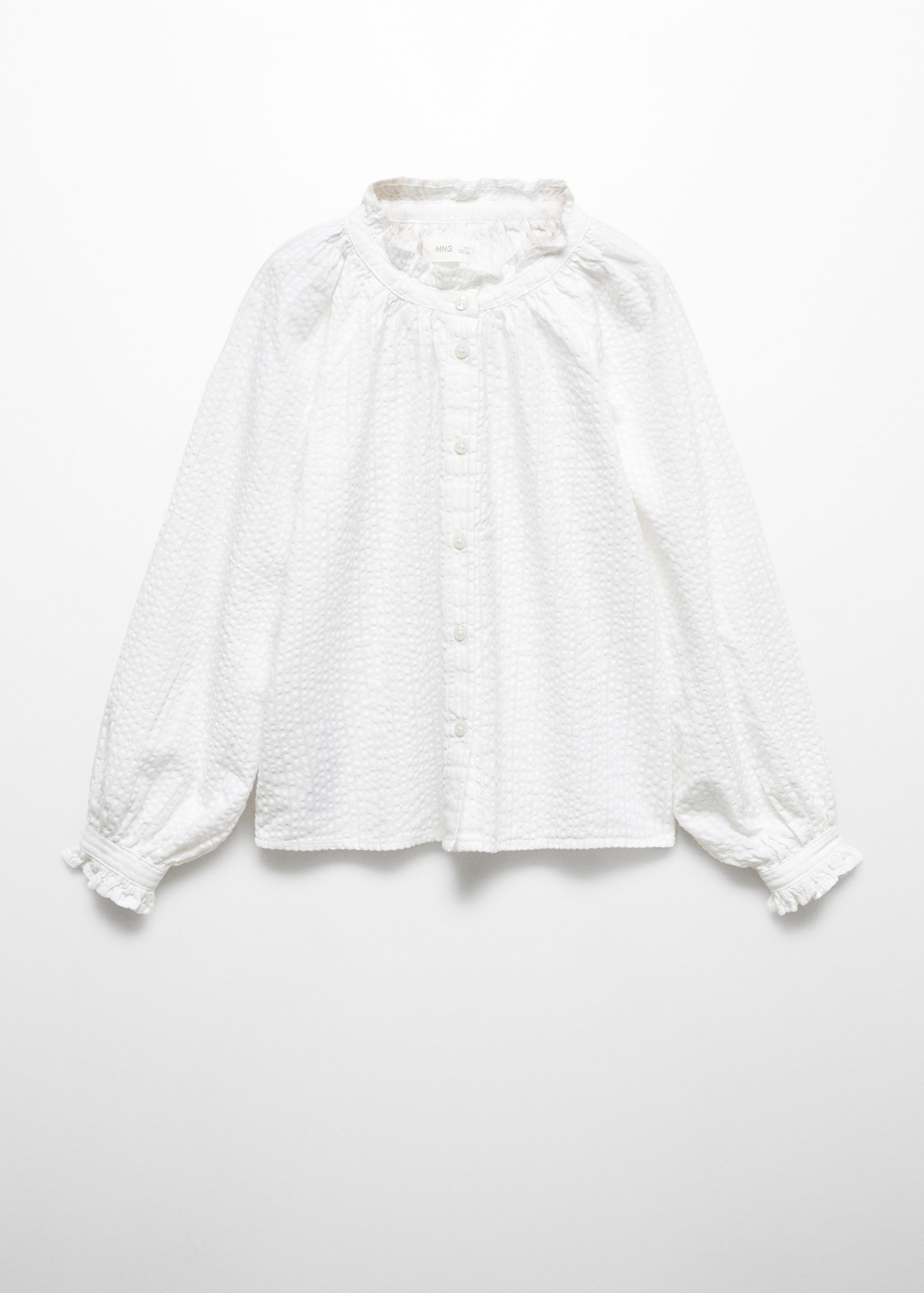 Blusa de algodão enrugada - Artigo sem modelo