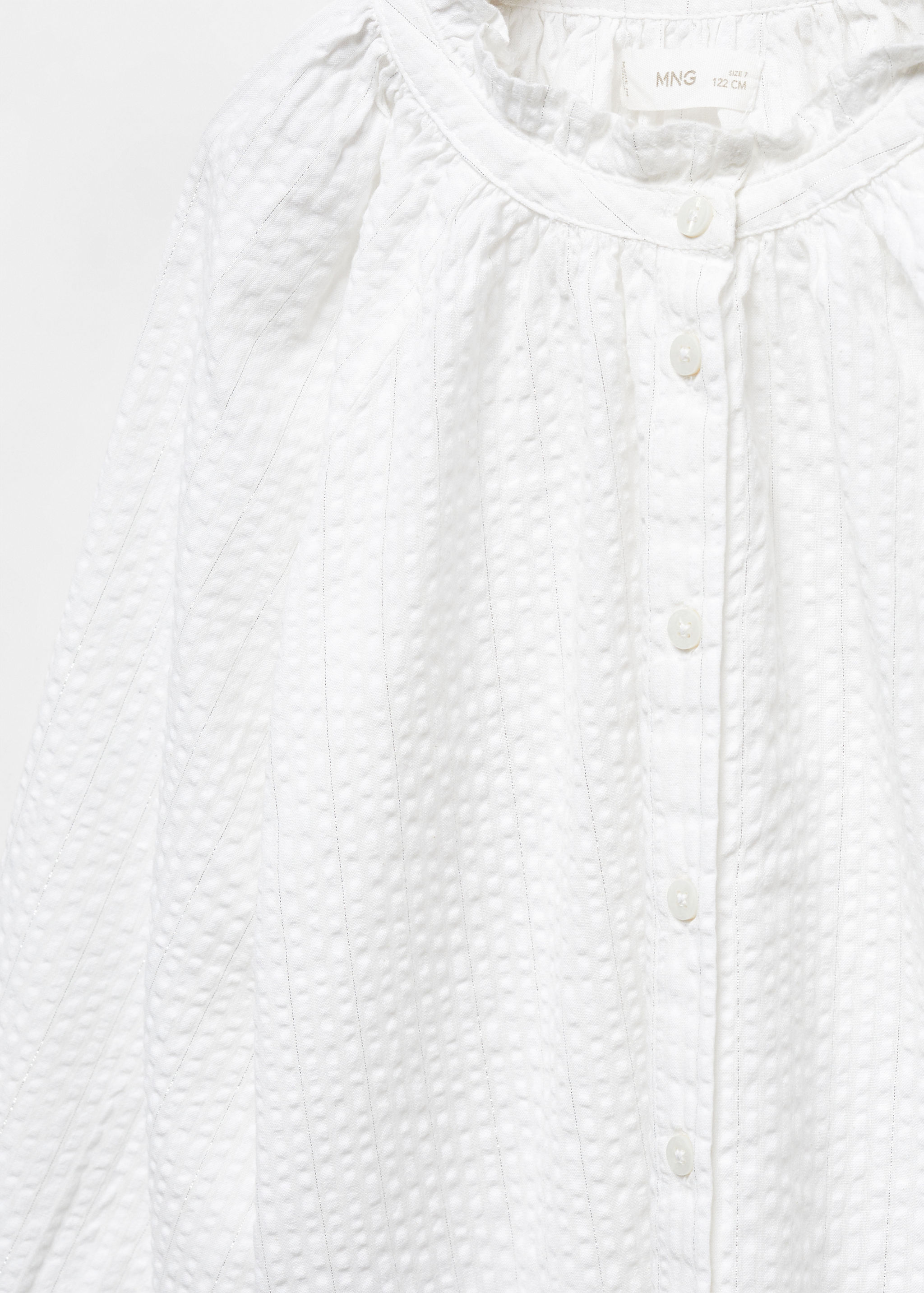 Blusa de algodão enrugada - Pormenor do artigo 8