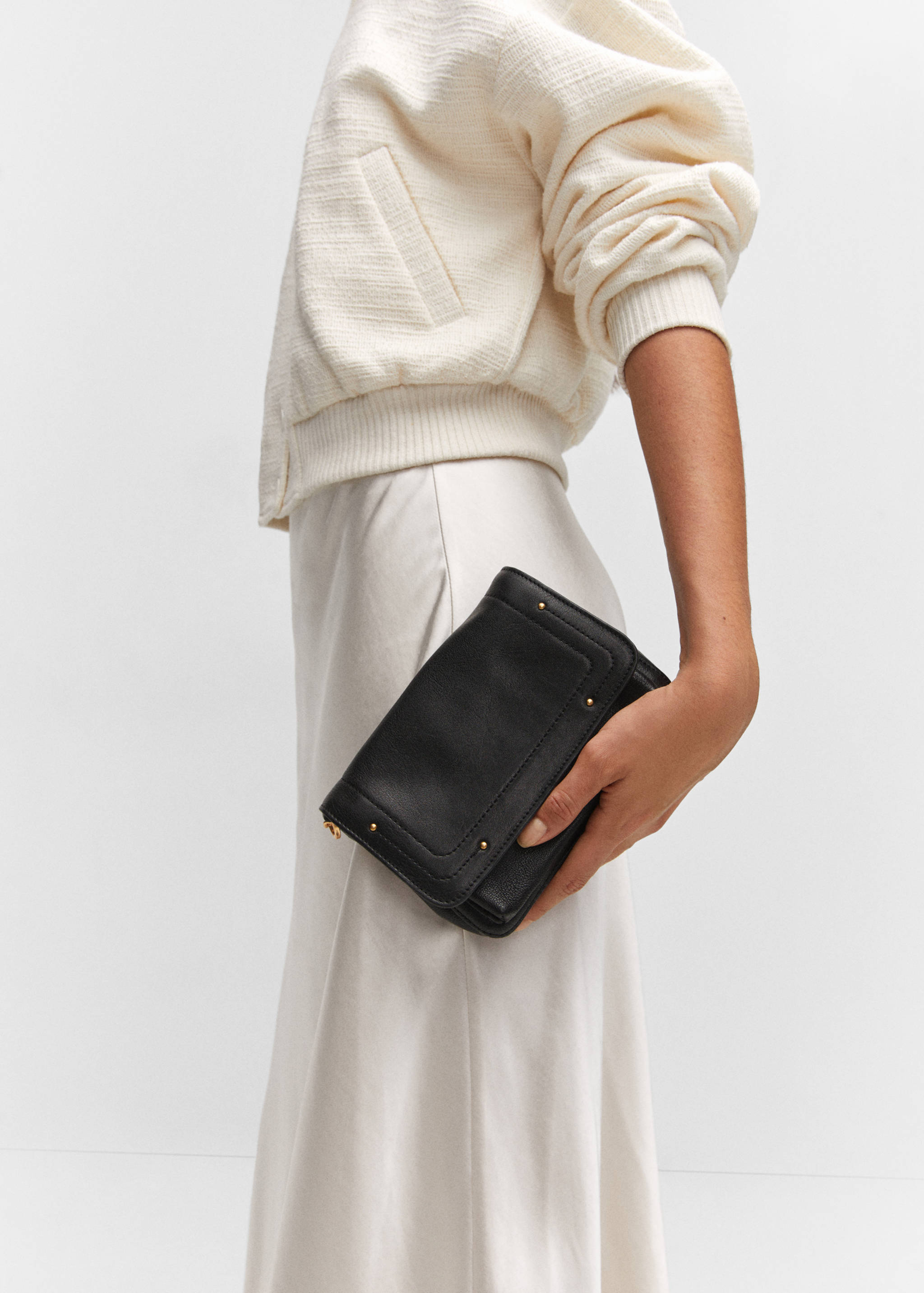 Flap leather bag - General plane