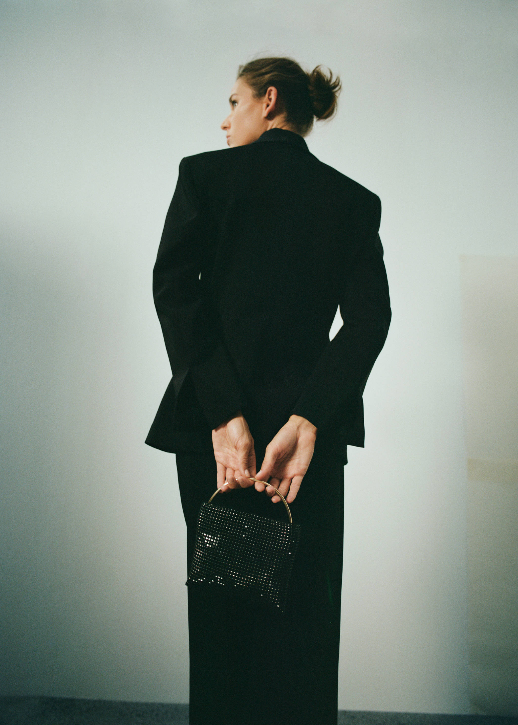 Bossa strass nansa rígida - Pla general, Negre. Ref: 57004791-00.