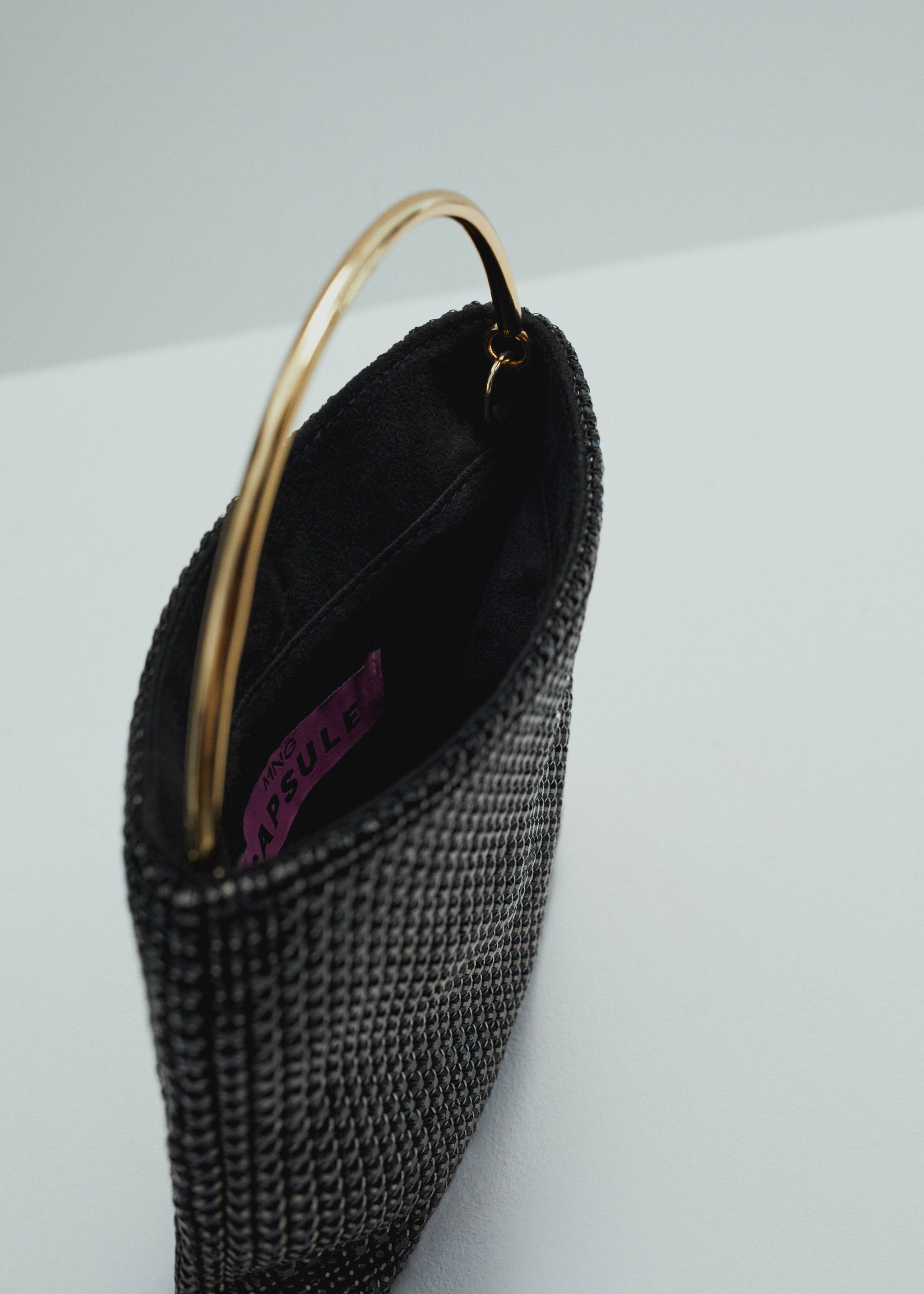 Bossa strass nansa rígida - Detall de l'article 2, Negre. Ref: 57004791-00.