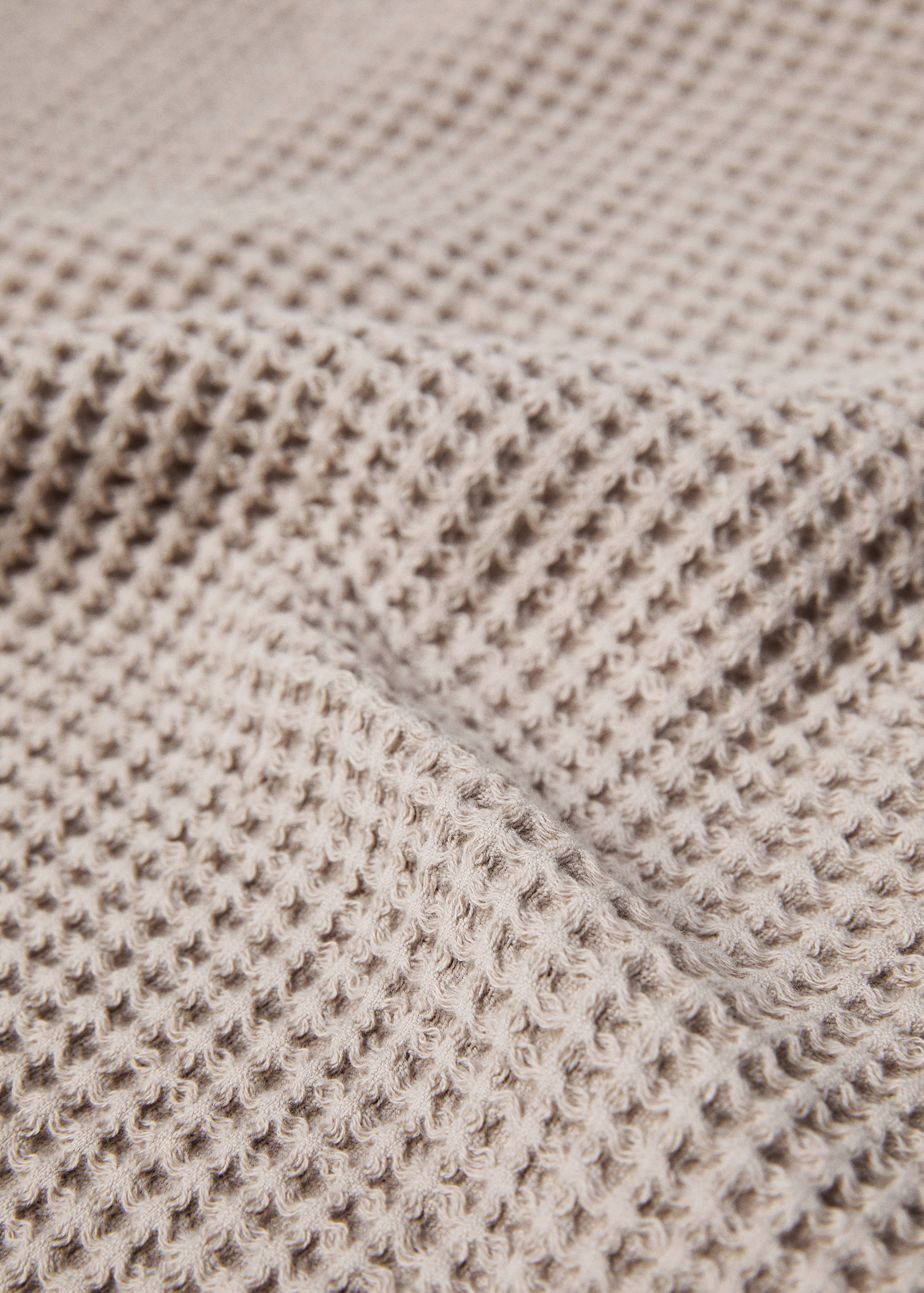 100% cotton waffle bath towel - Details of the article 1