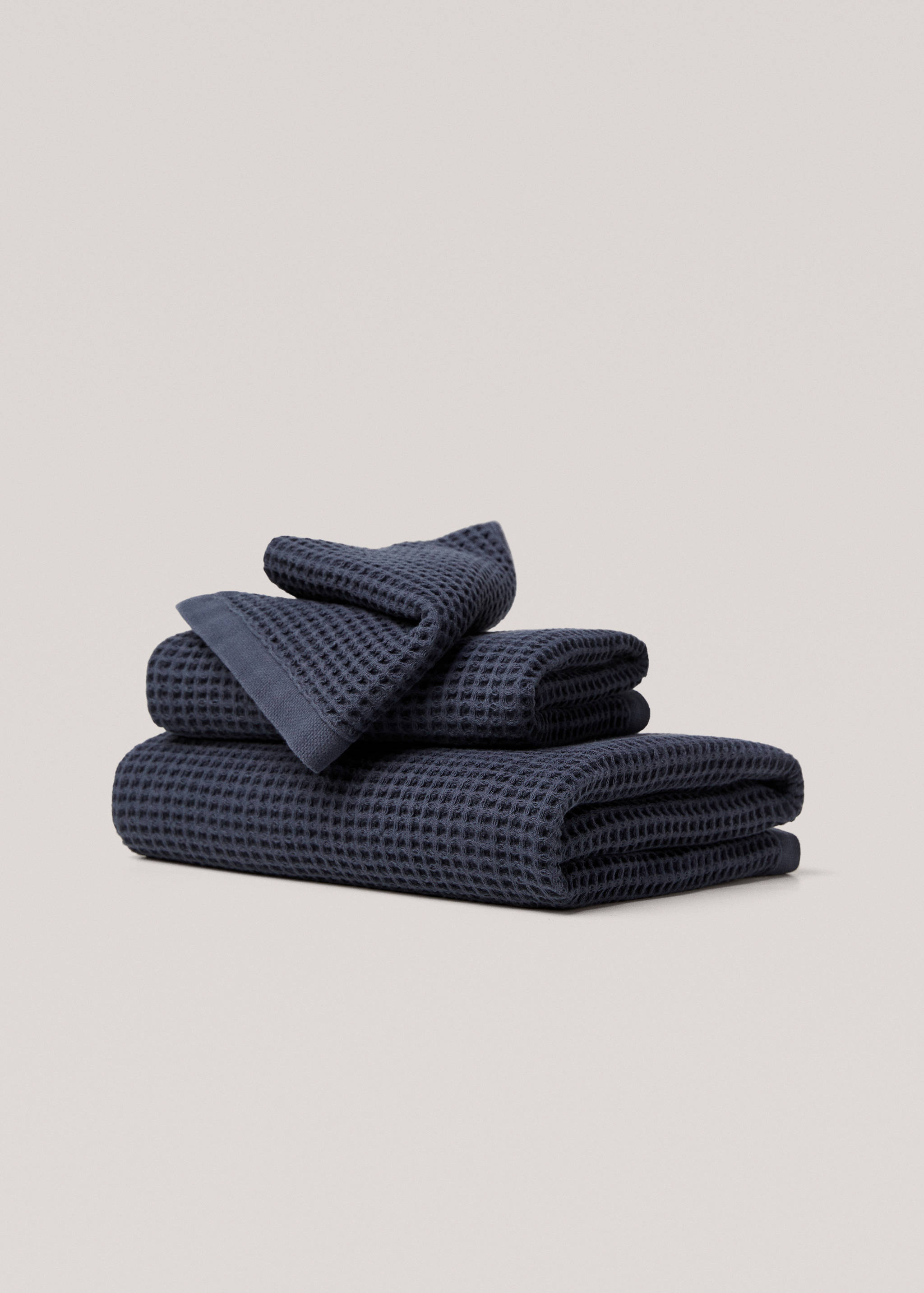 100% cotton waffle bath towel - Article without model