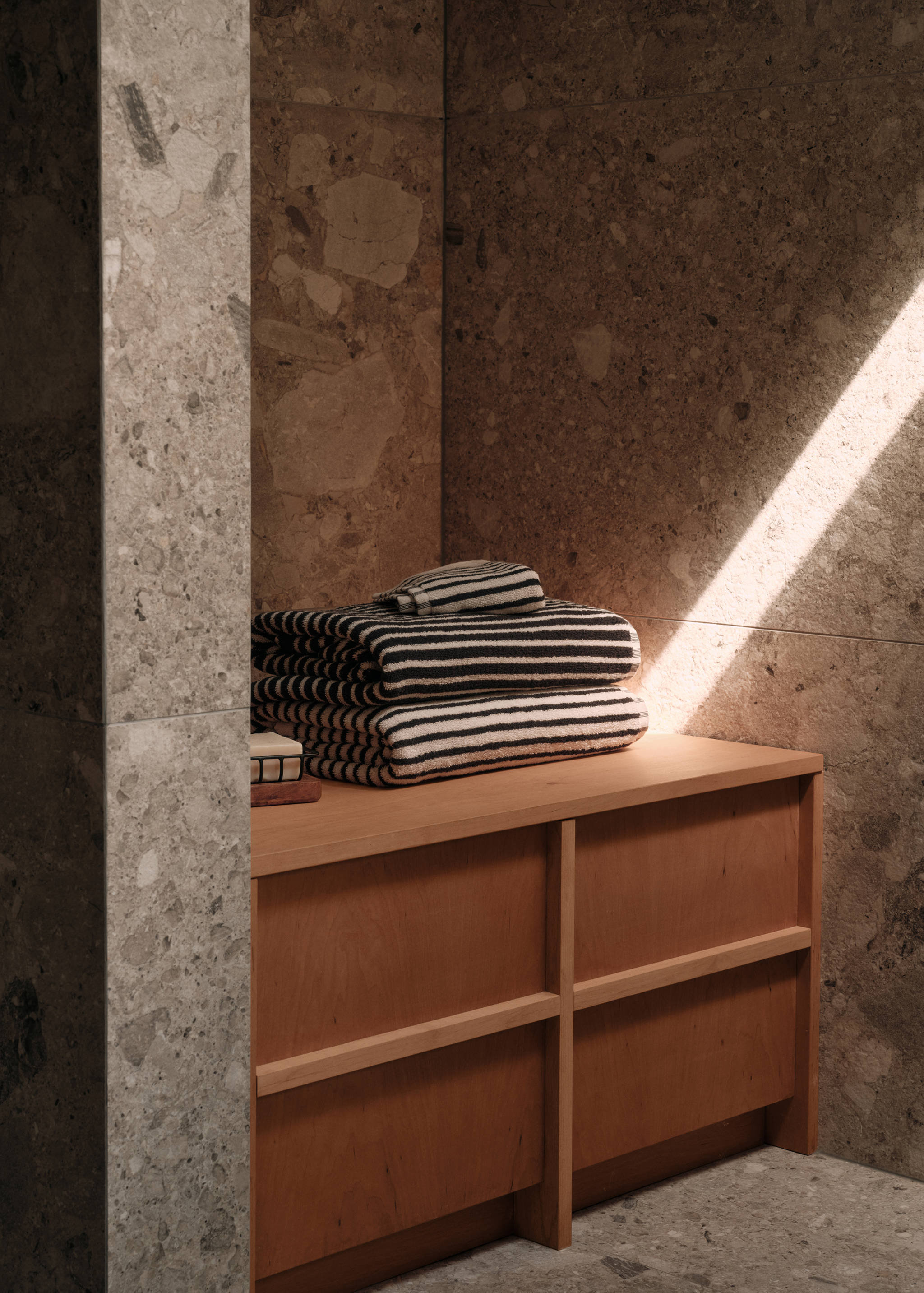 Striped bath towel 90x150cm - Details of the article 9