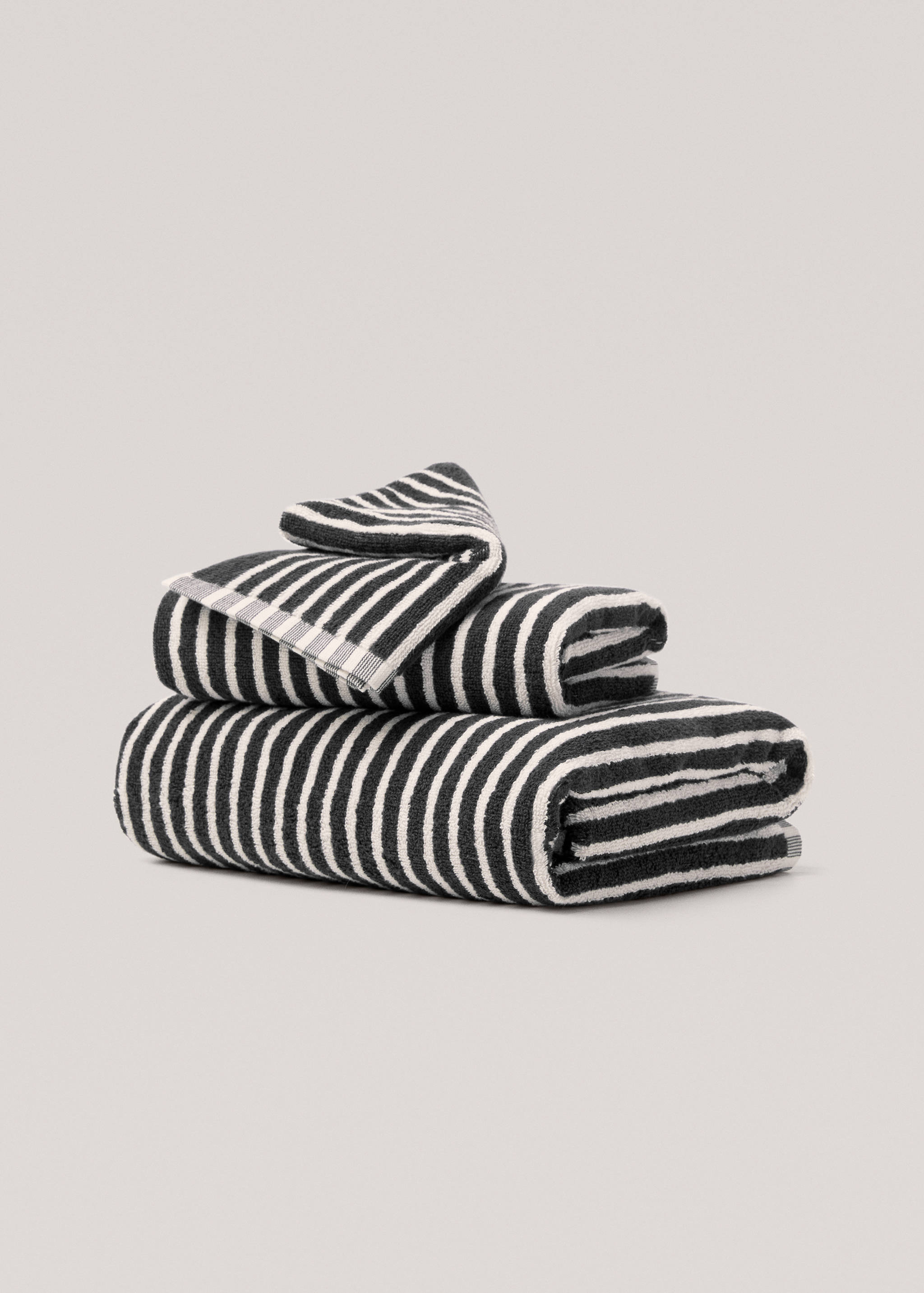 Striped hands towel 50x90cm - Article without model