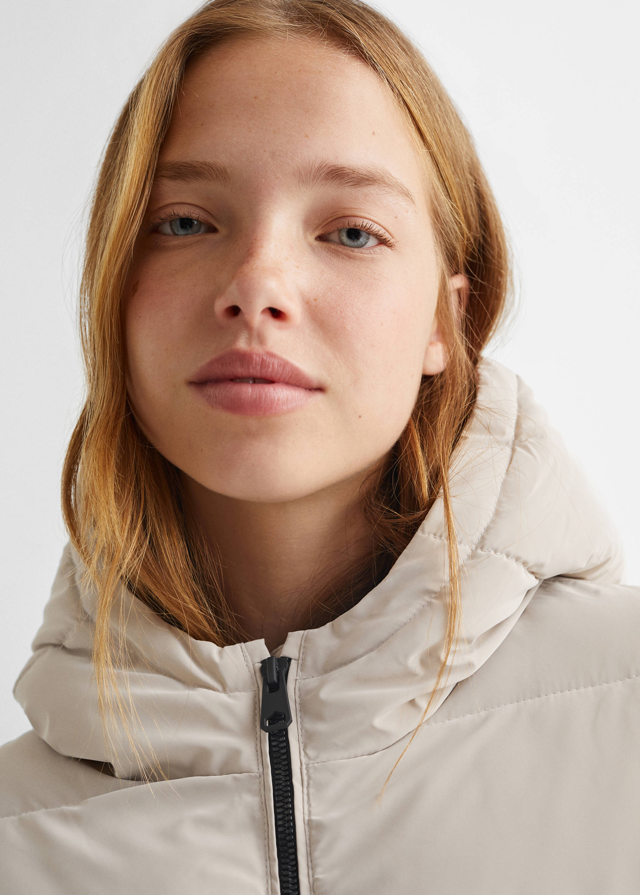 Waterdichte gewatteerde jas met ruitpatroon - Detail van het artikel 1