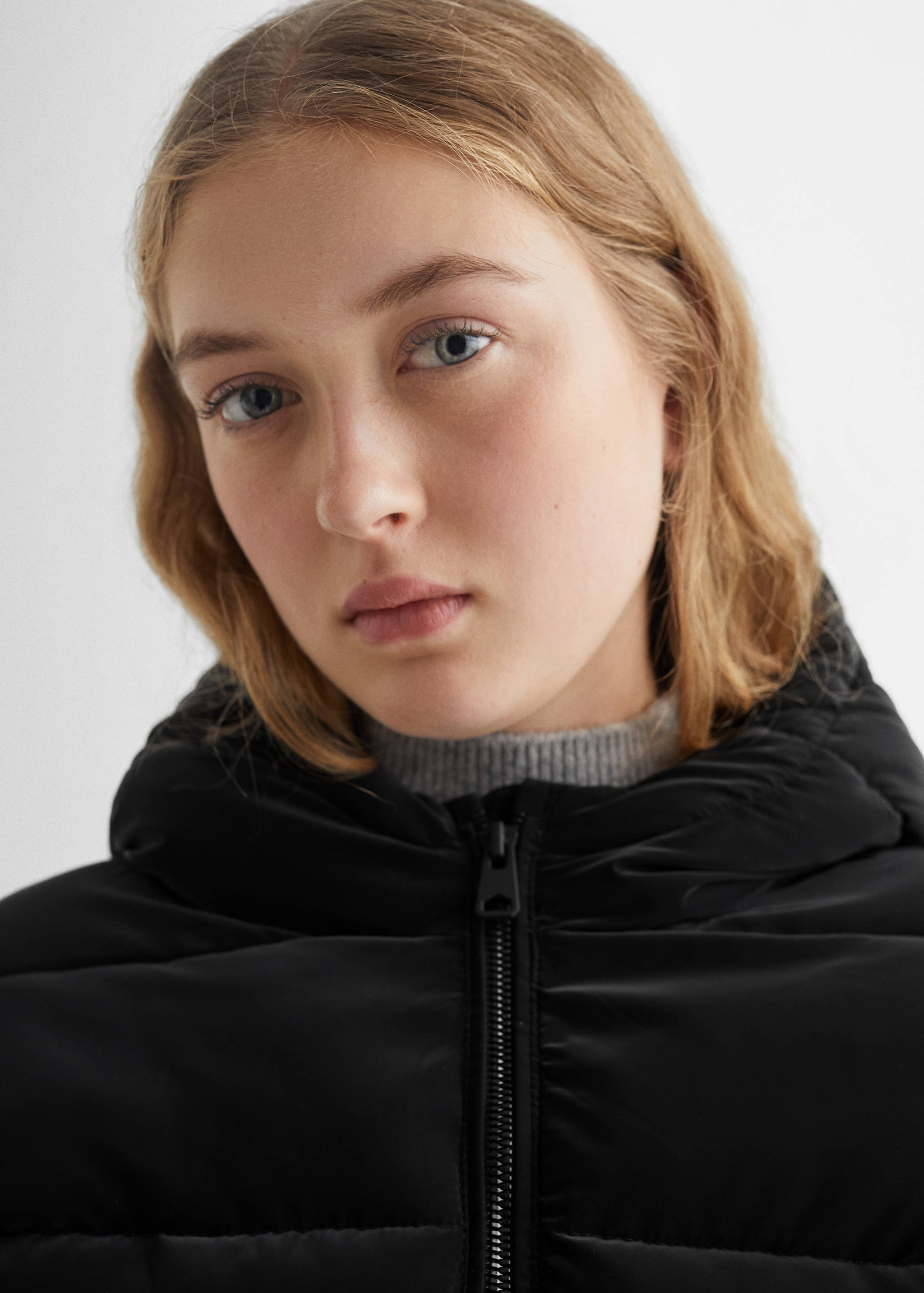 Waterdichte gewatteerde jas met ruitpatroon - Detail van het artikel 1