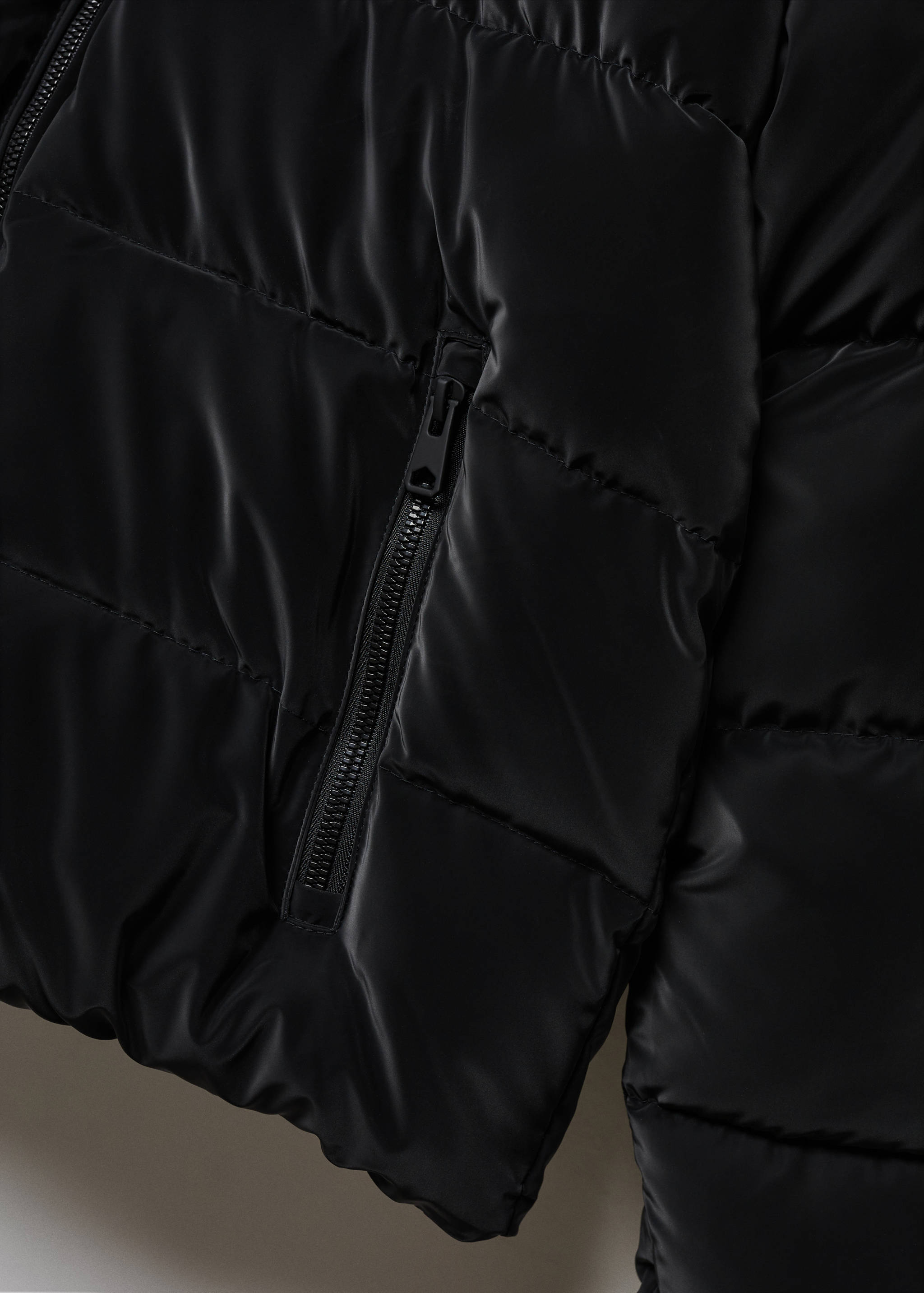 Waterdichte gewatteerde jas met ruitpatroon - Detail van het artikel 8