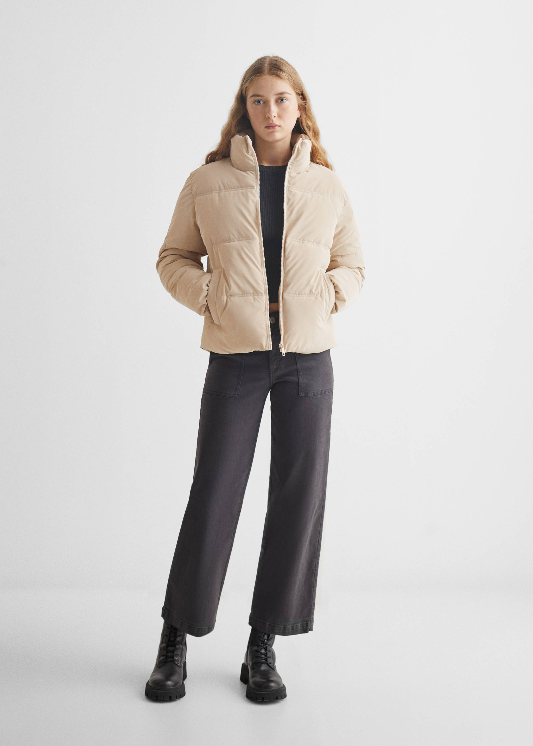 Anorak matelassé imperméable à losanges - Plan général