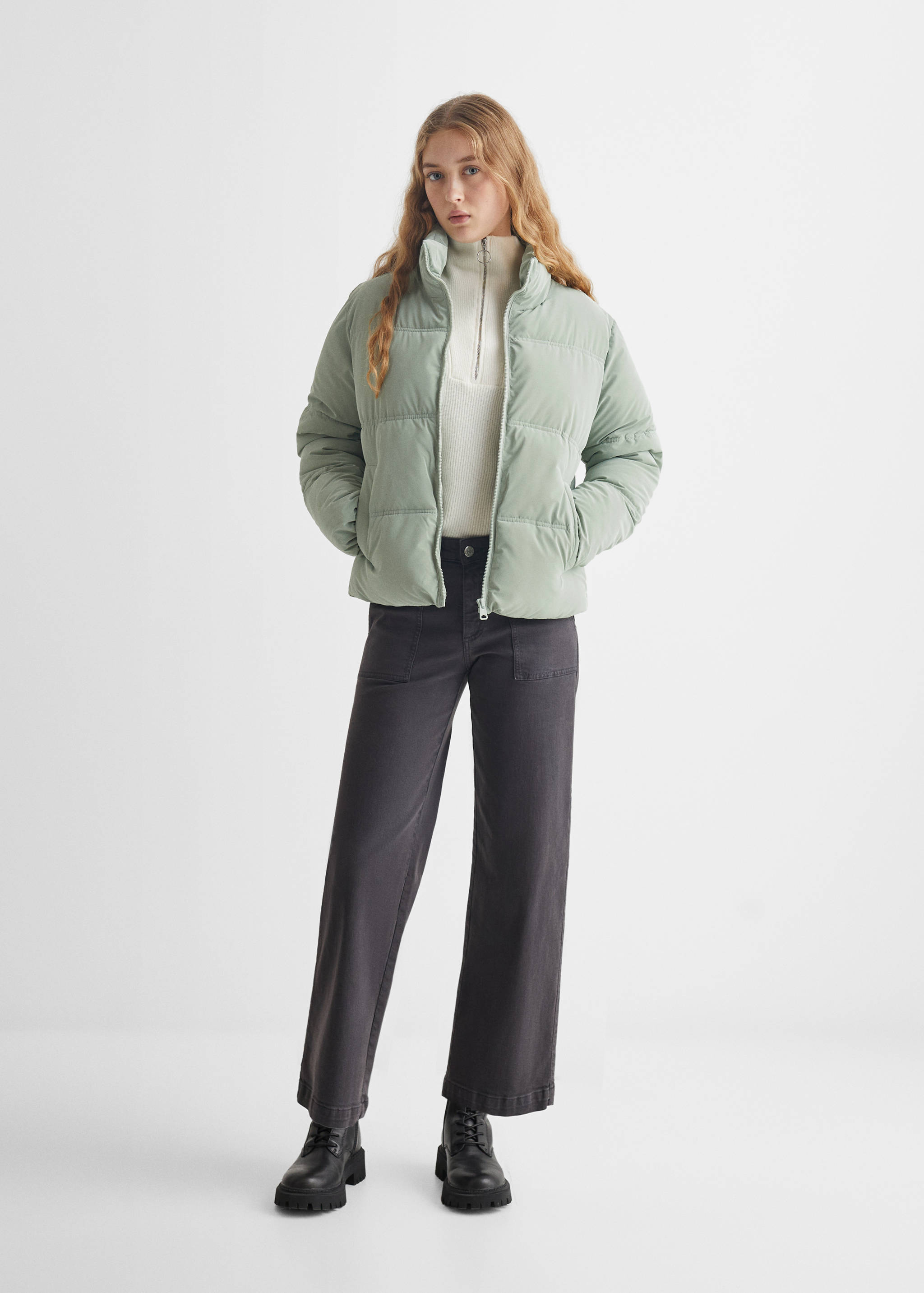 Anorak matelassé imperméable à losanges - Plan général