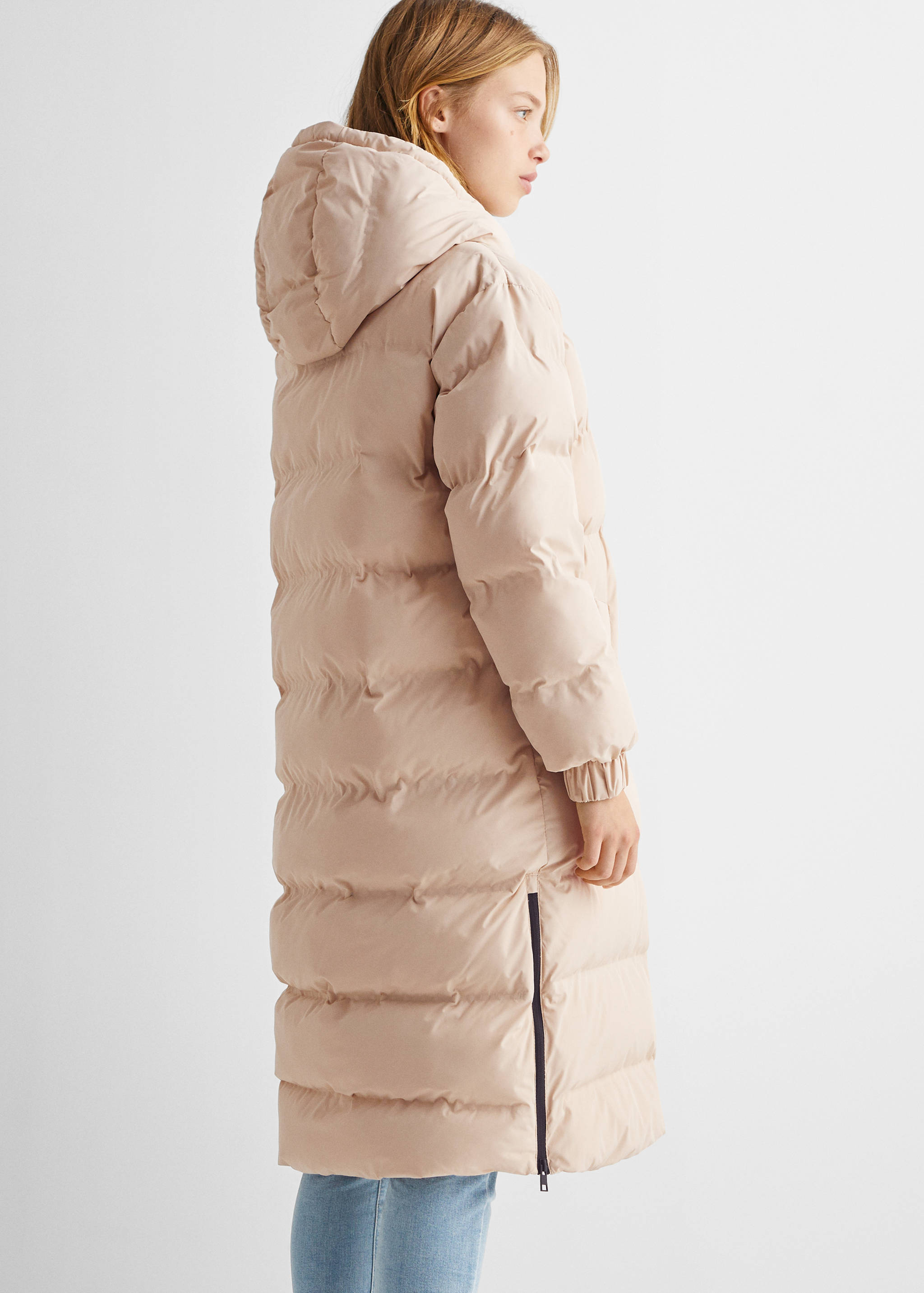 Quilted long coat - Details of the article 4
