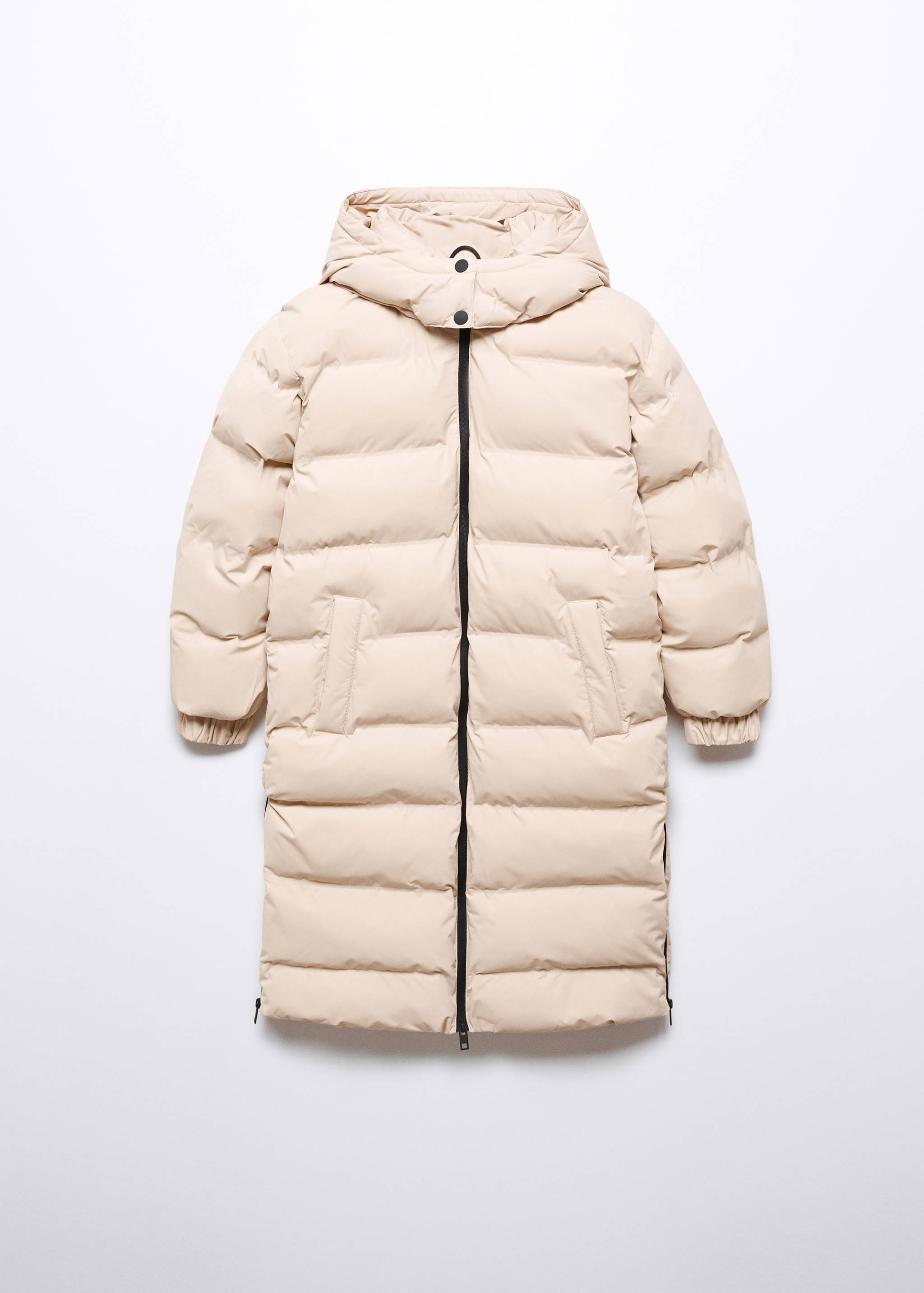 Quilted long coat - Article without model