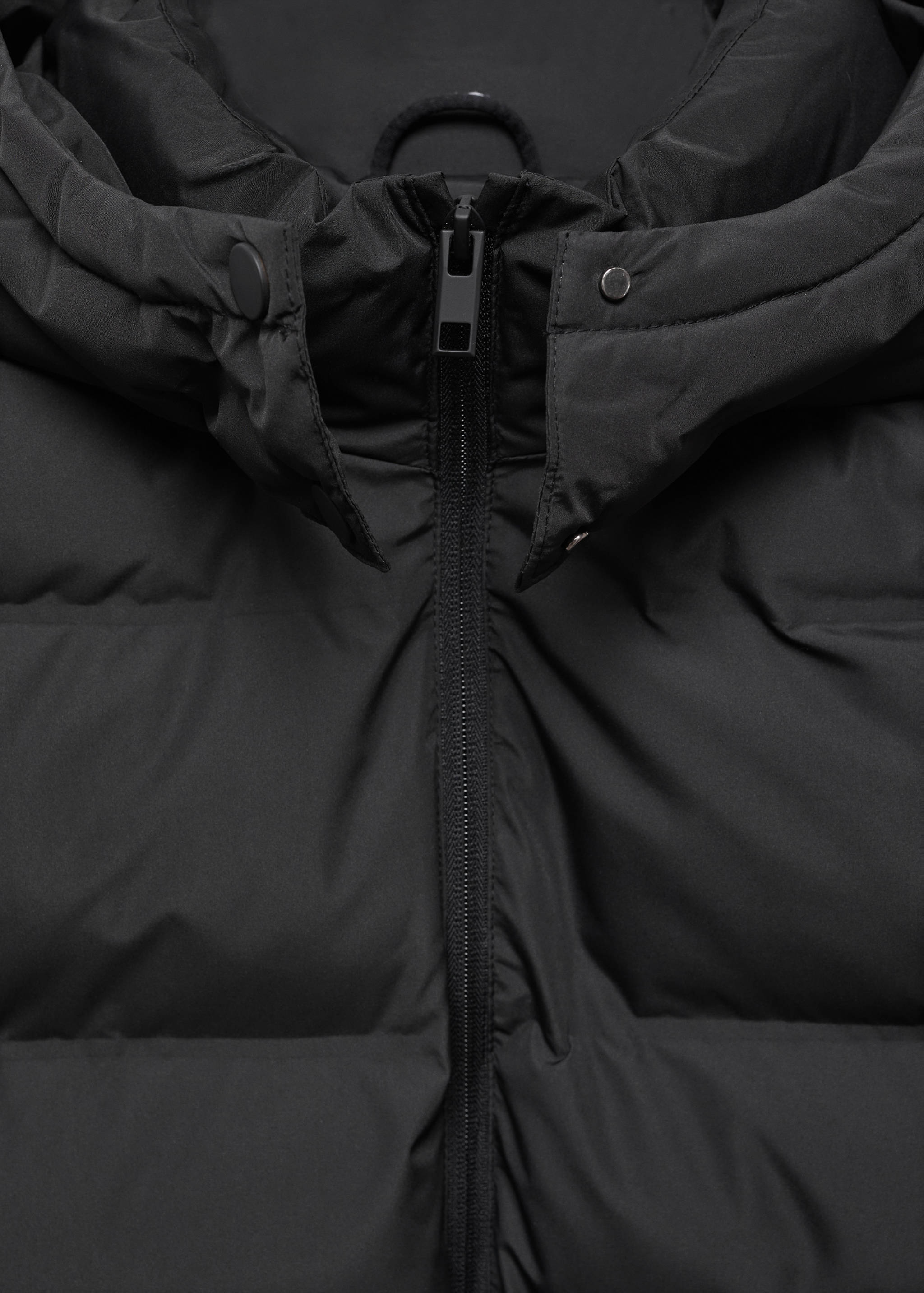 Quilted long coat - Details of the article 8