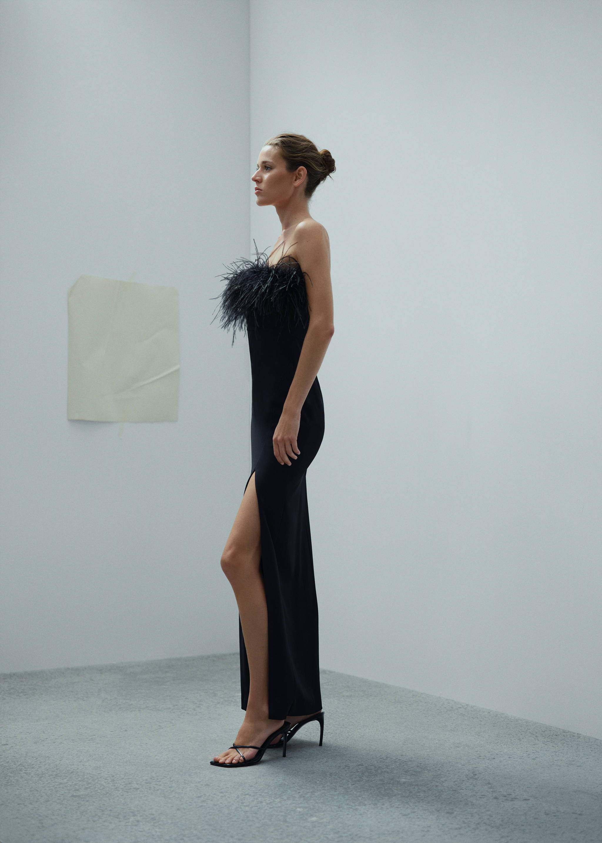 Robe bustier détail plumes - Détail de l'article 2