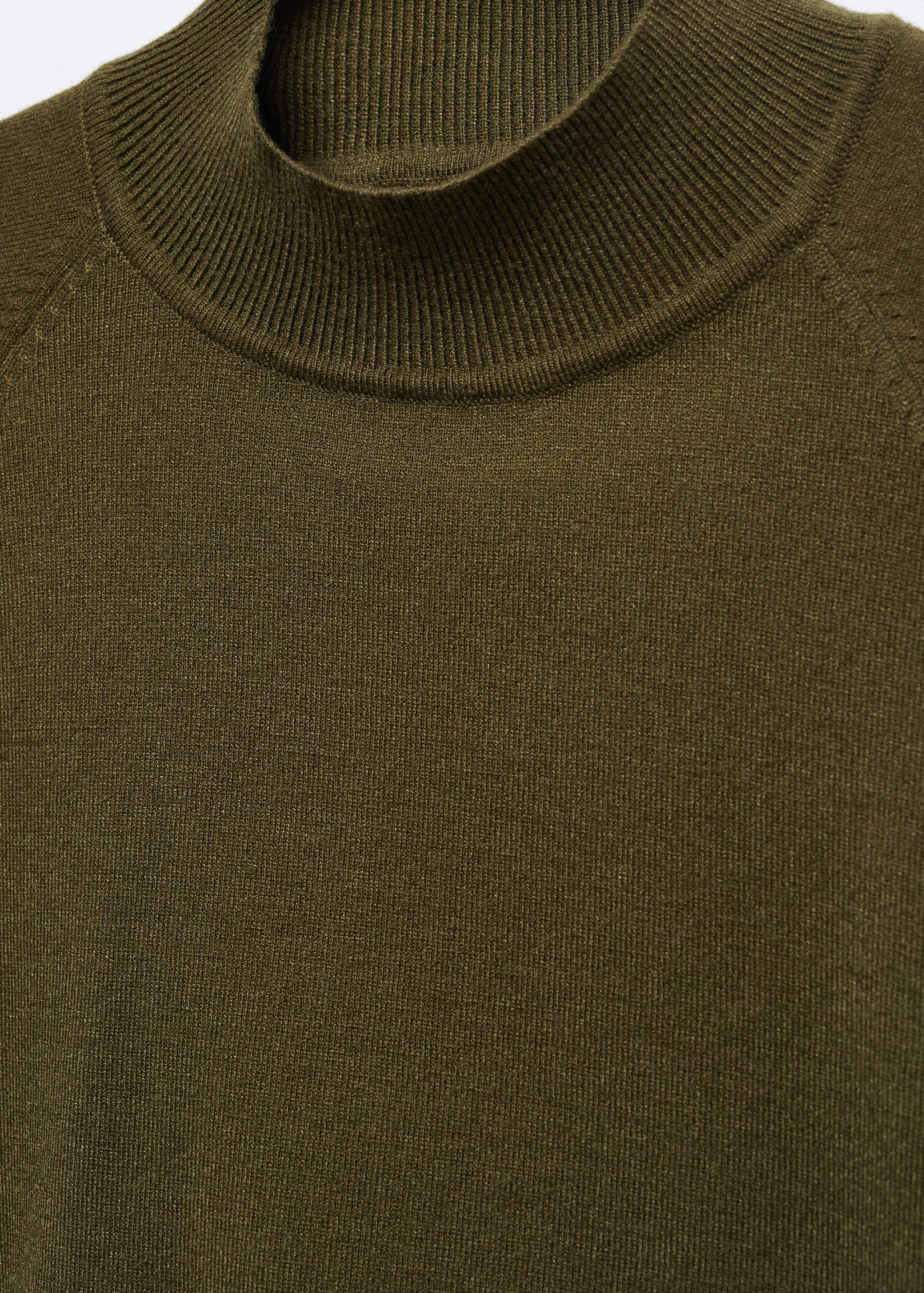 Cropped sweater with perkins neck - Details of the article 8