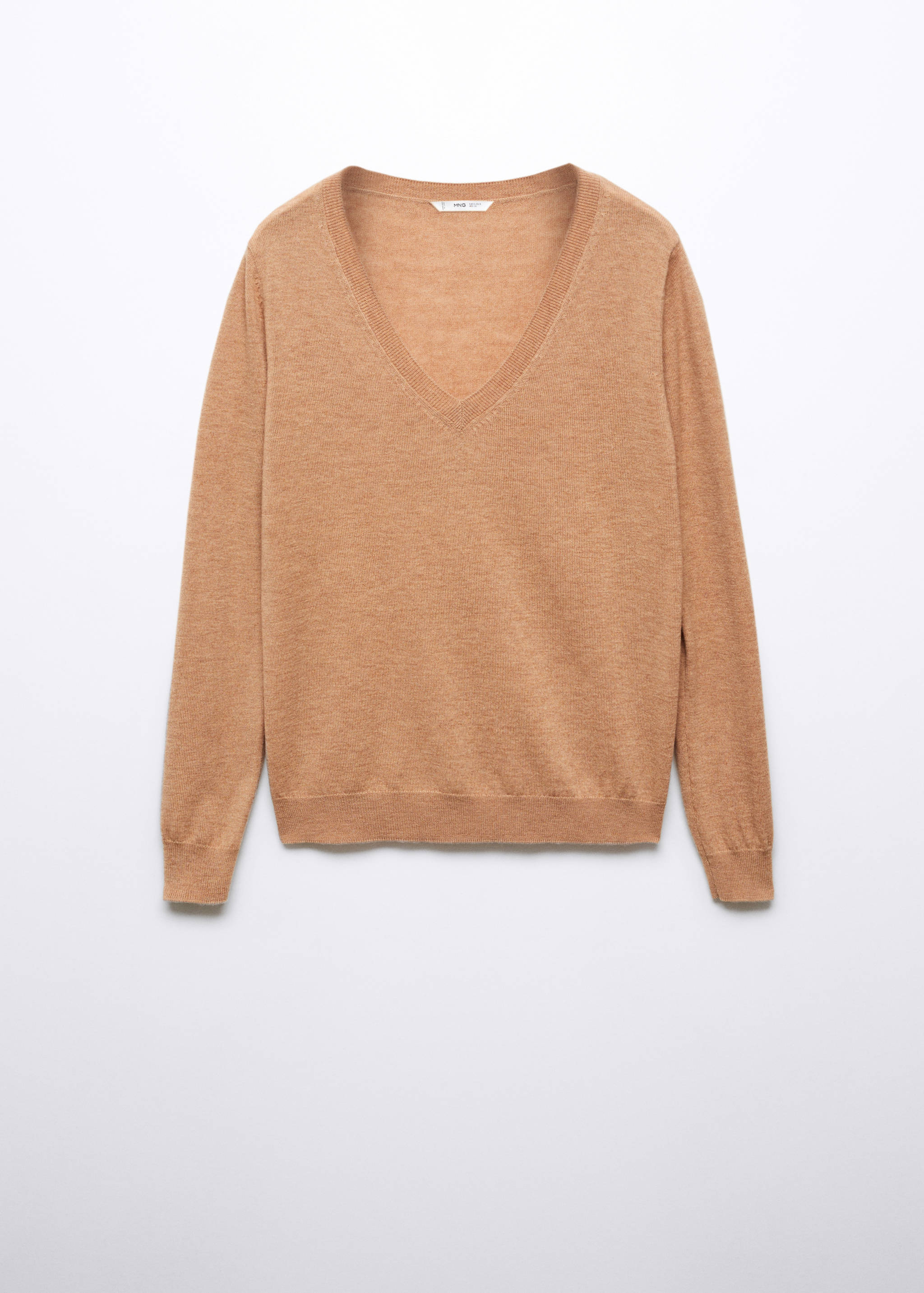 Pull-over laine col en V - Article sans modèle