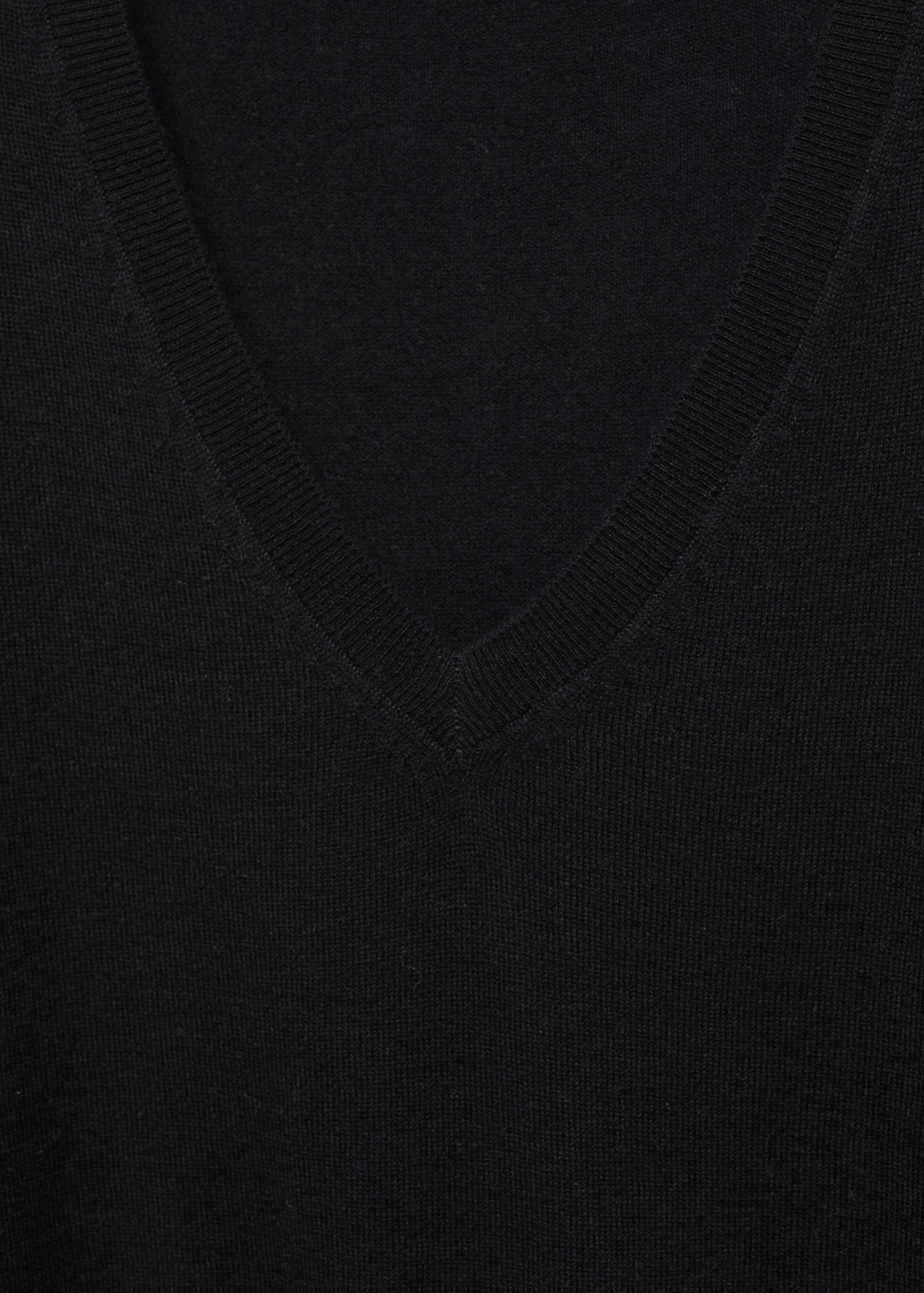 Pull-over laine col en V - Détail de l'article 8