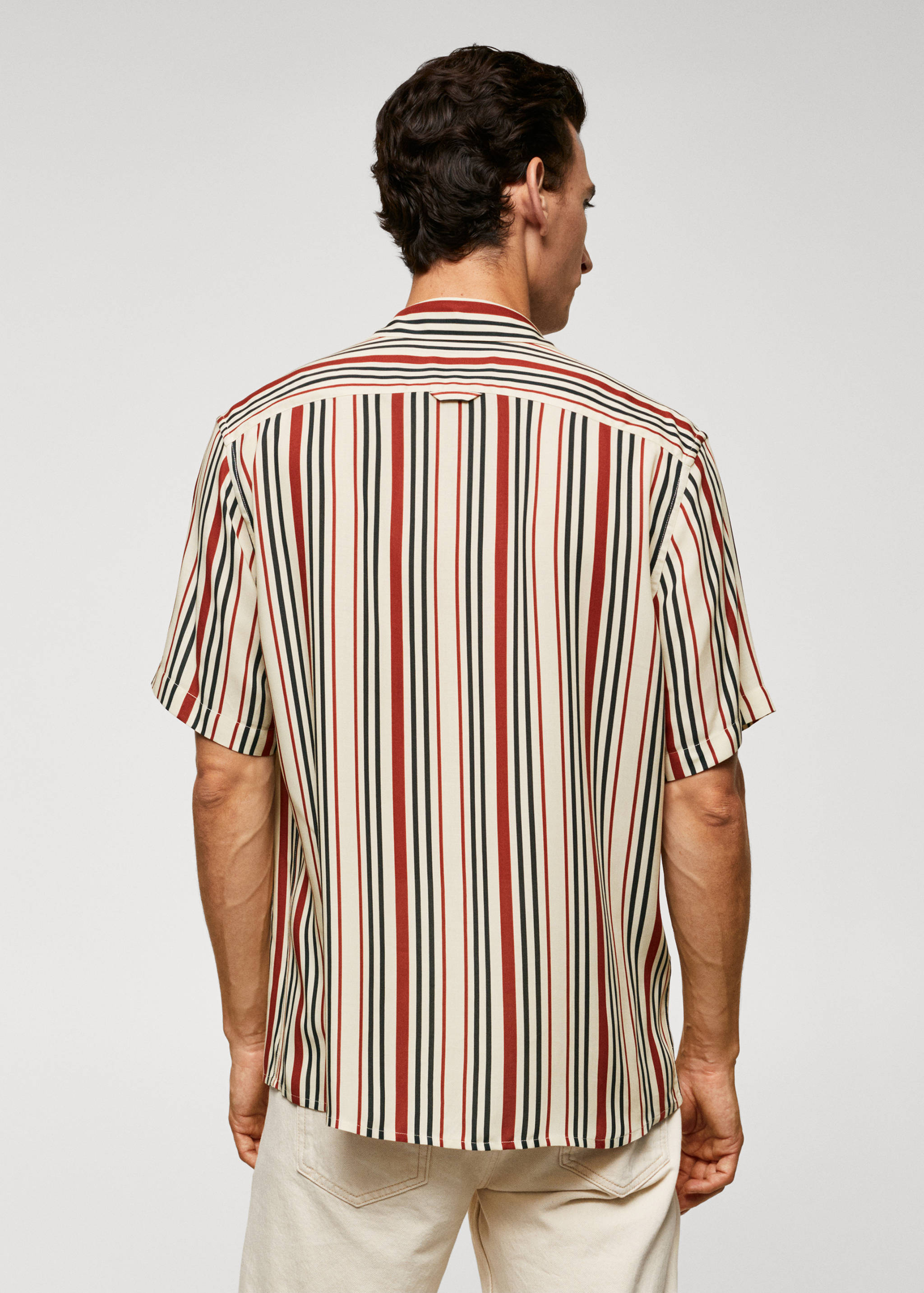 Chemise rayures manches courtes - Verso de l’article