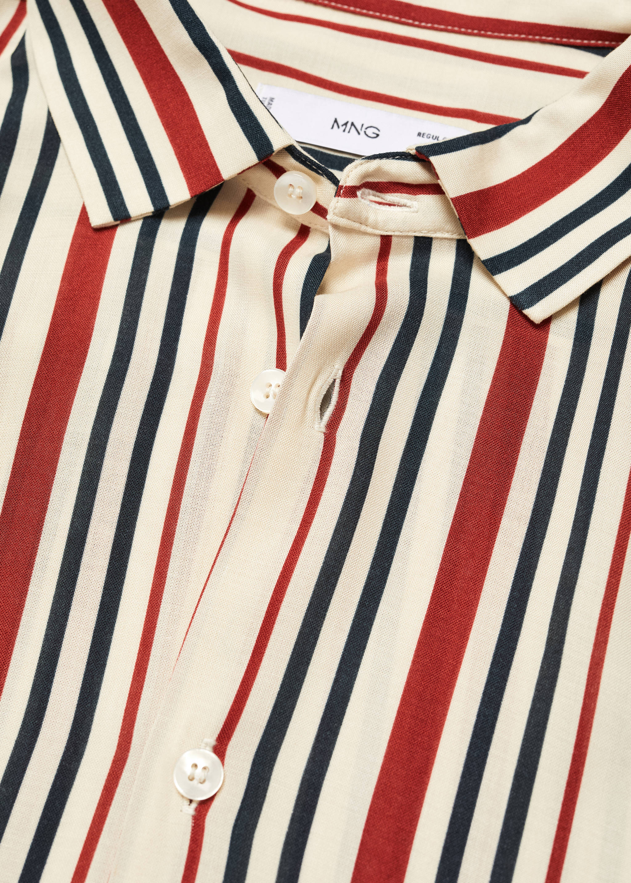 Chemise rayures manches courtes - Détail de l'article 8