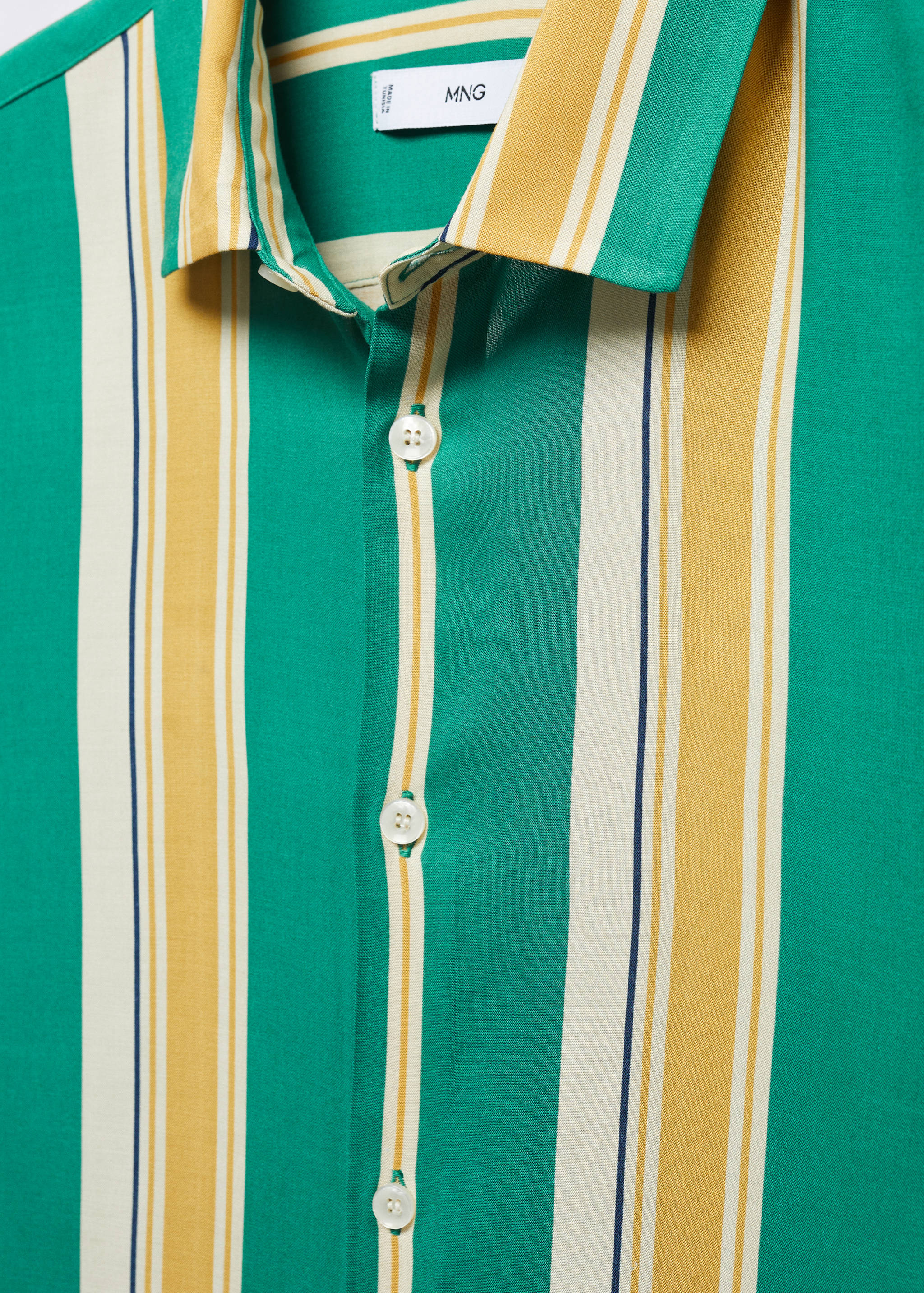 Short sleeve striped shirt - Details of the article 8