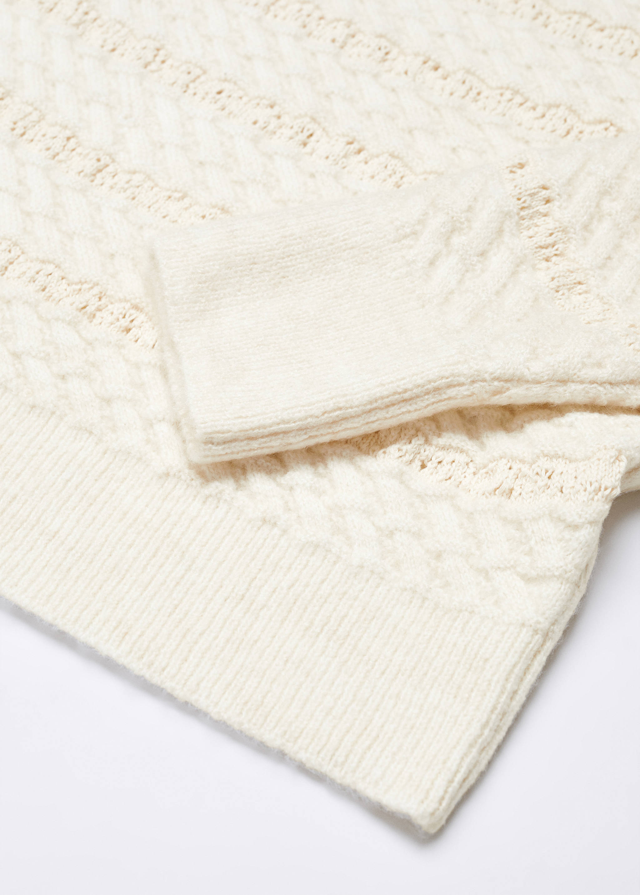 Braided knitted sweater - Details of the article 8