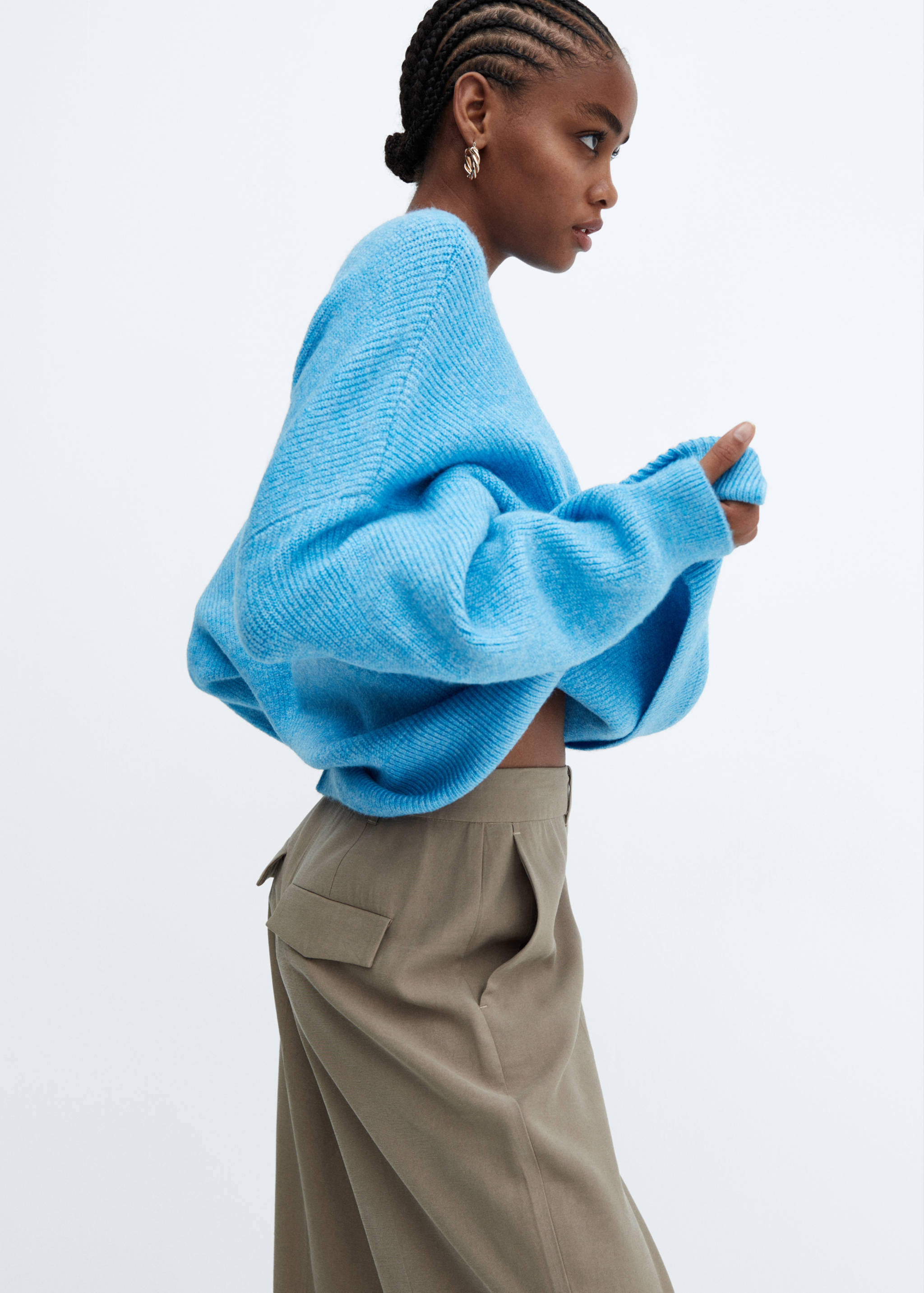 Pull-over oversize emmanchures tombantes - Détail de l'article 2