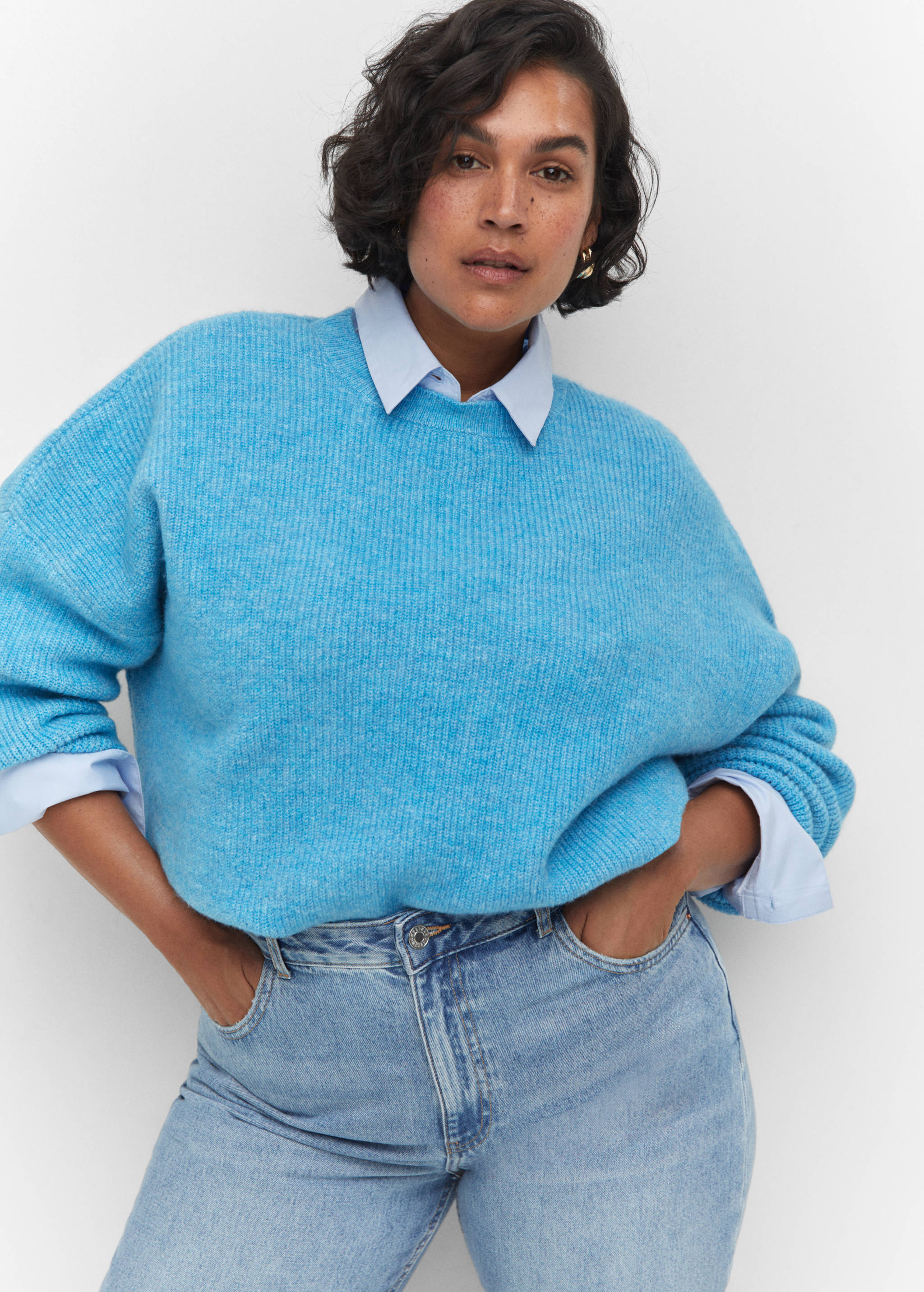 Pull-over oversize emmanchures tombantes - Détail de l'article 4
