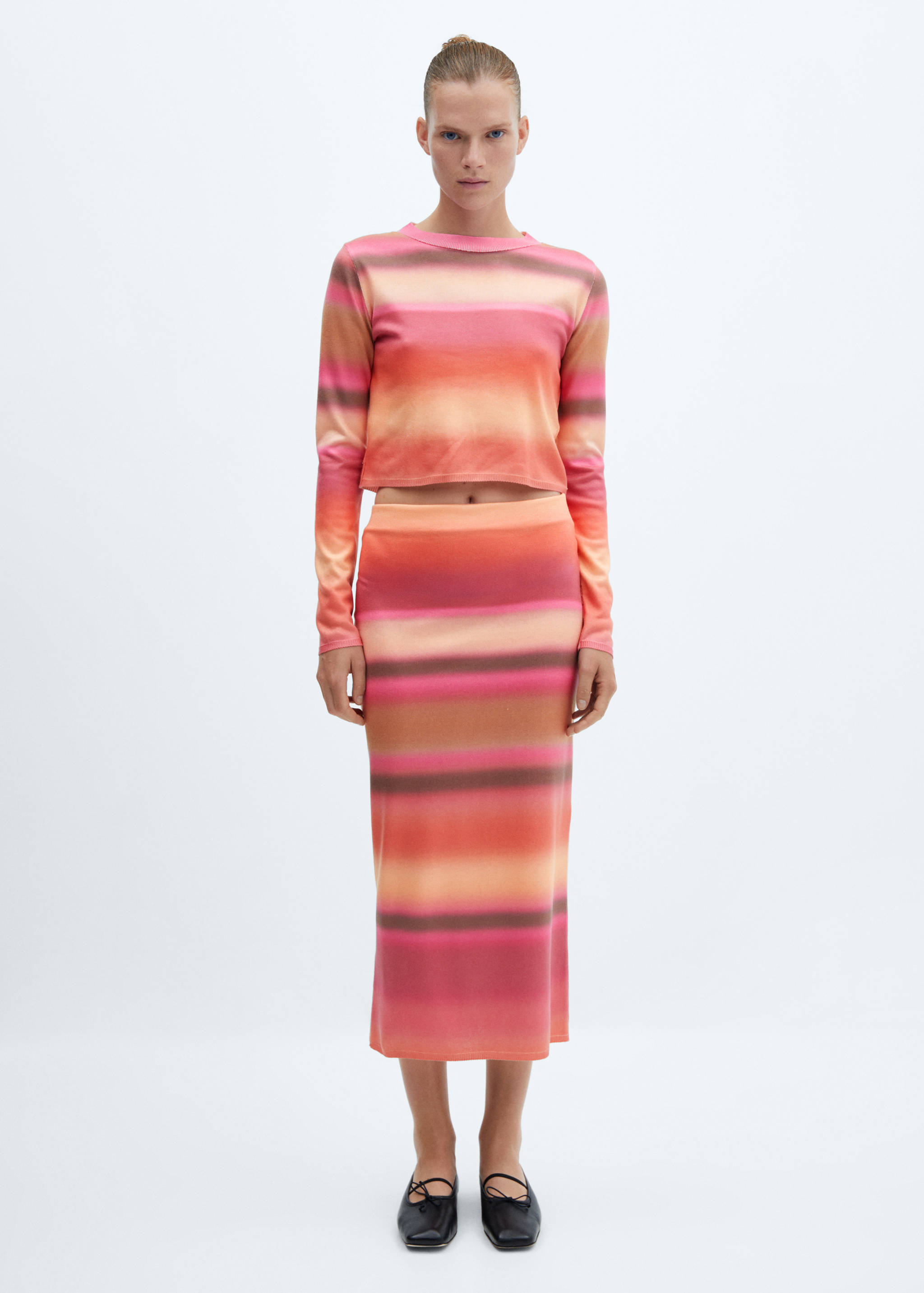 Gradient-print sweater - General plane