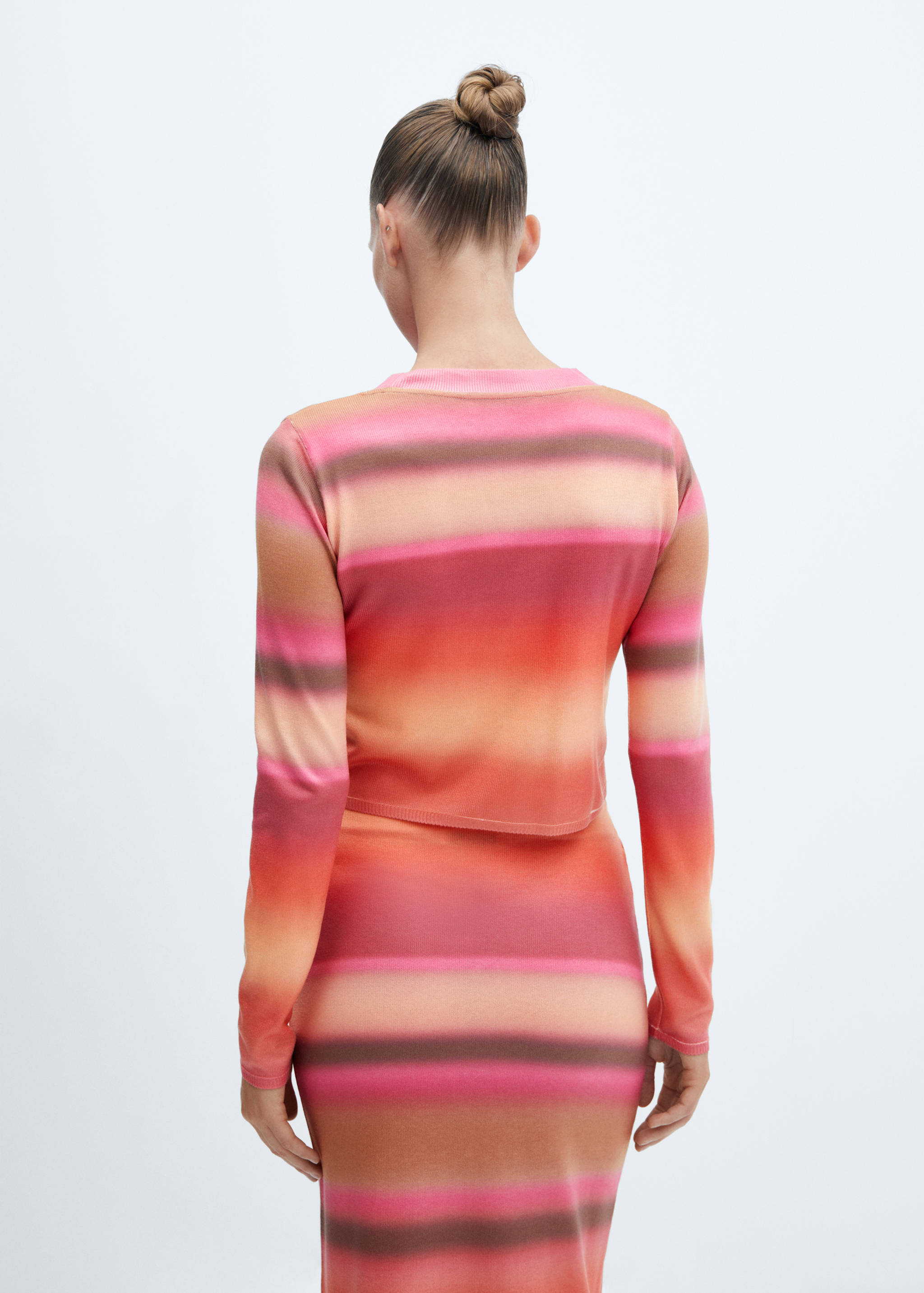 Gradient-print sweater - Reverse of the article