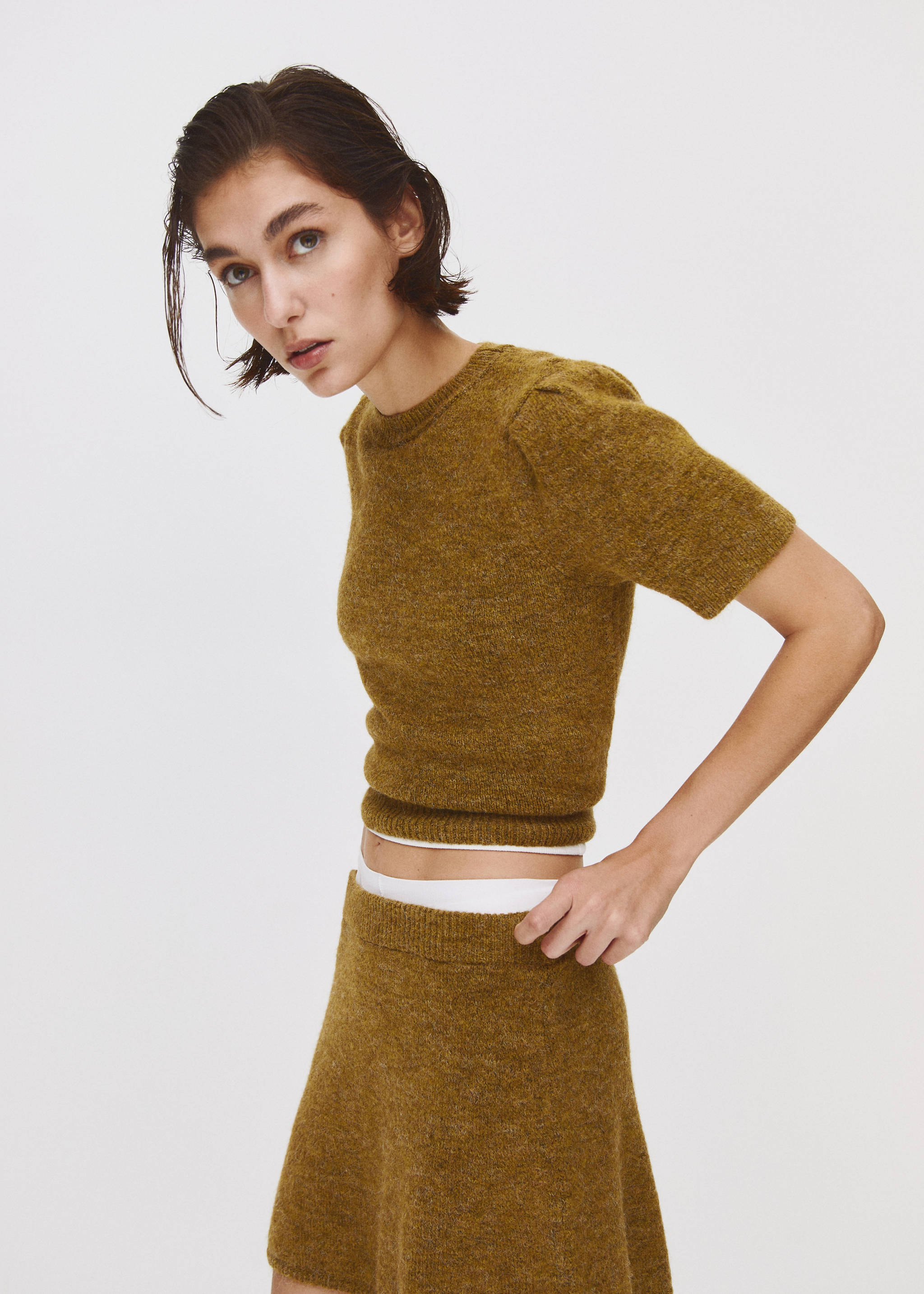 Puff-sleeve knitted sweater - Details of the article 6