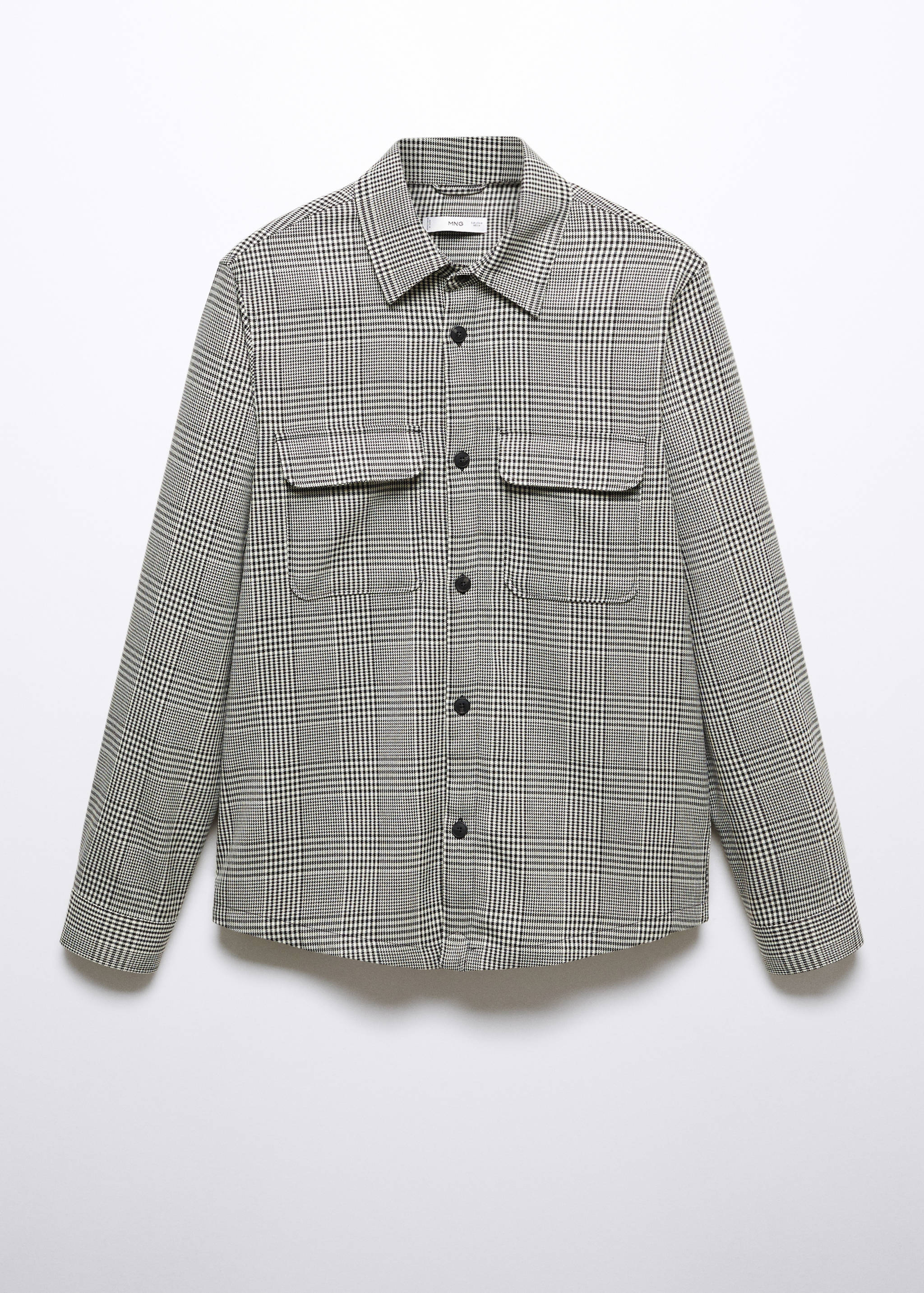 Surchemise regular-fit prince-de-galles - Article sans modèle