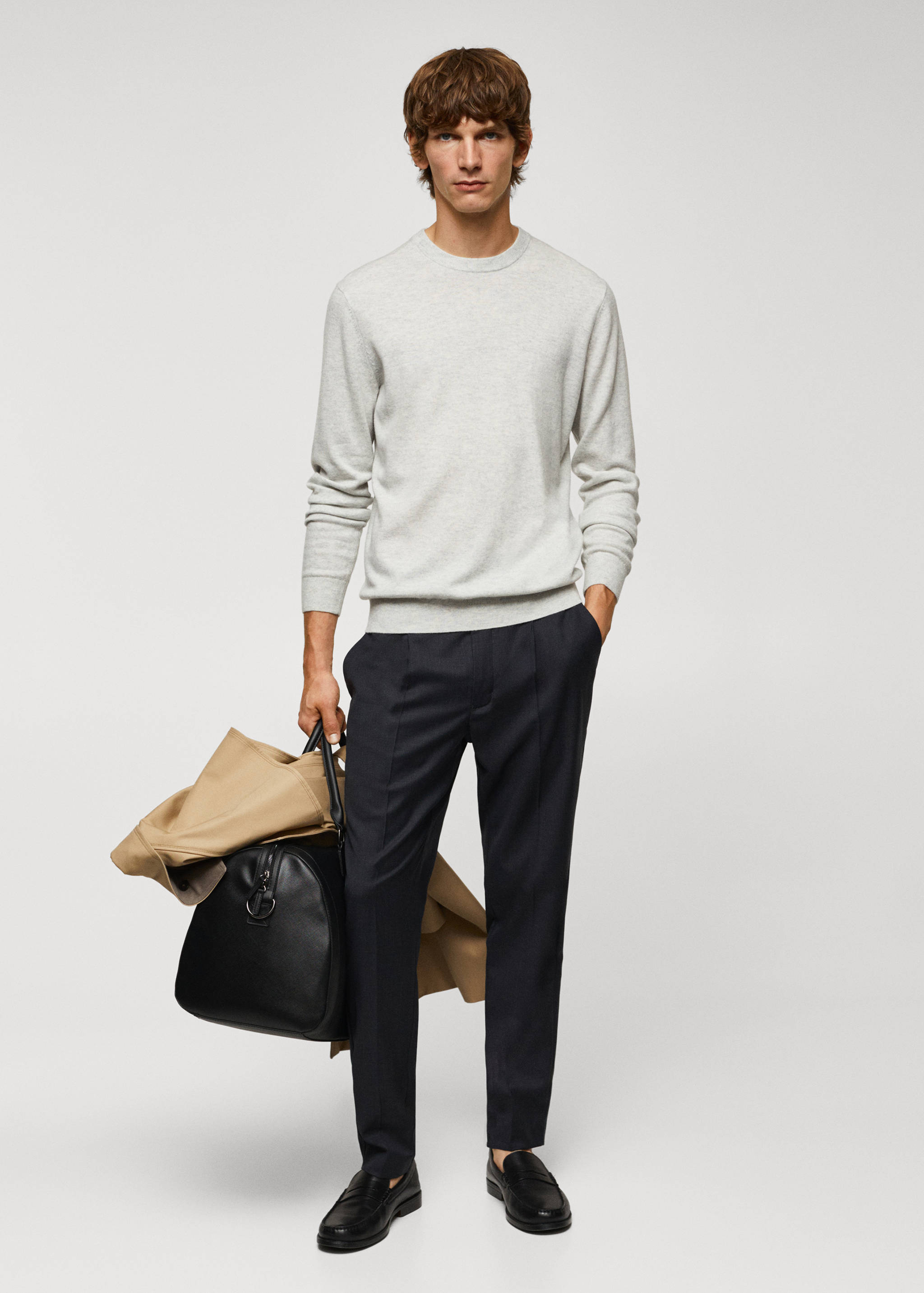 Feinstrickpullover aus Wollgemisch - Detail des Artikels 4