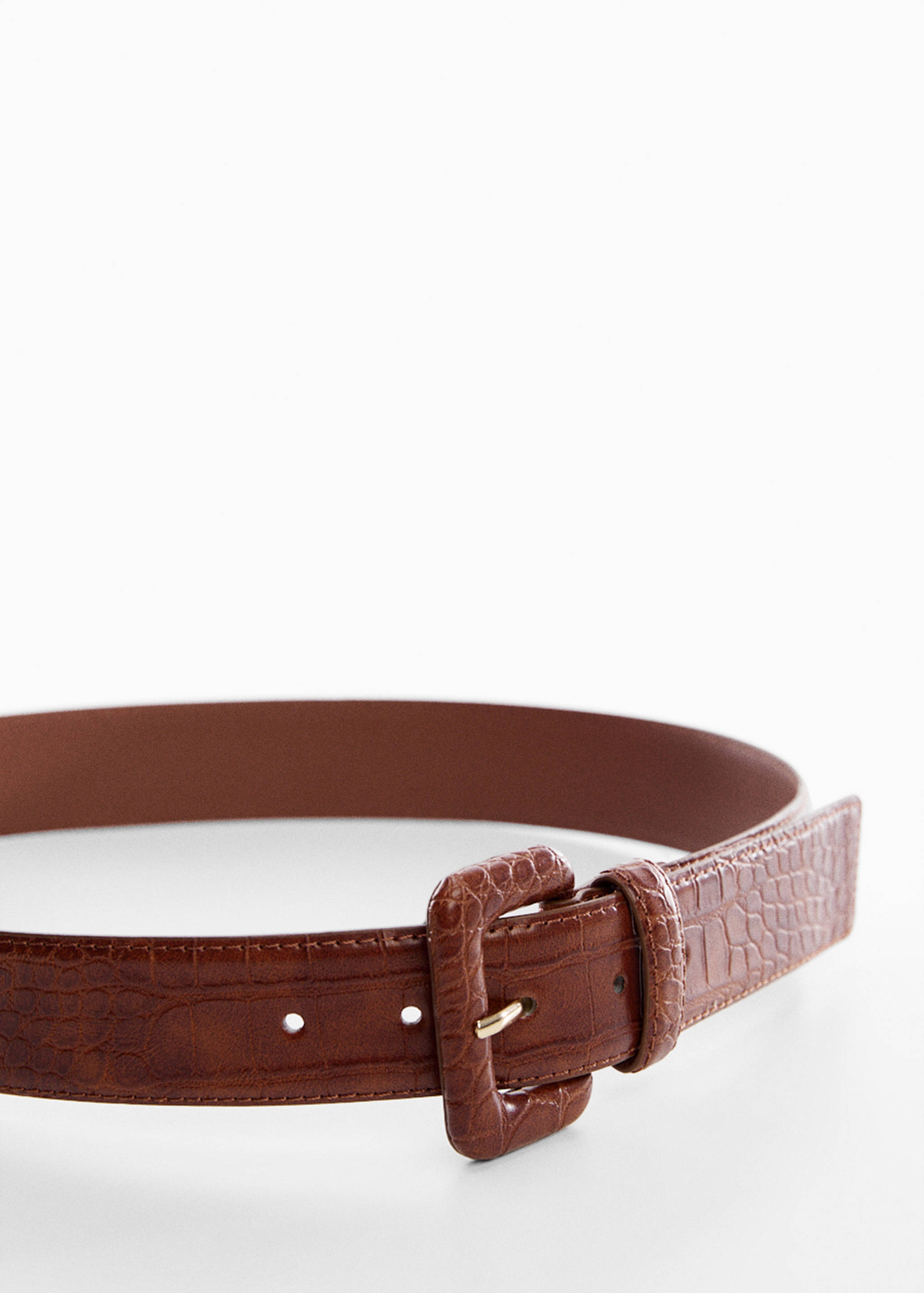 Ceinture effet imprimé animal - Plan moyen