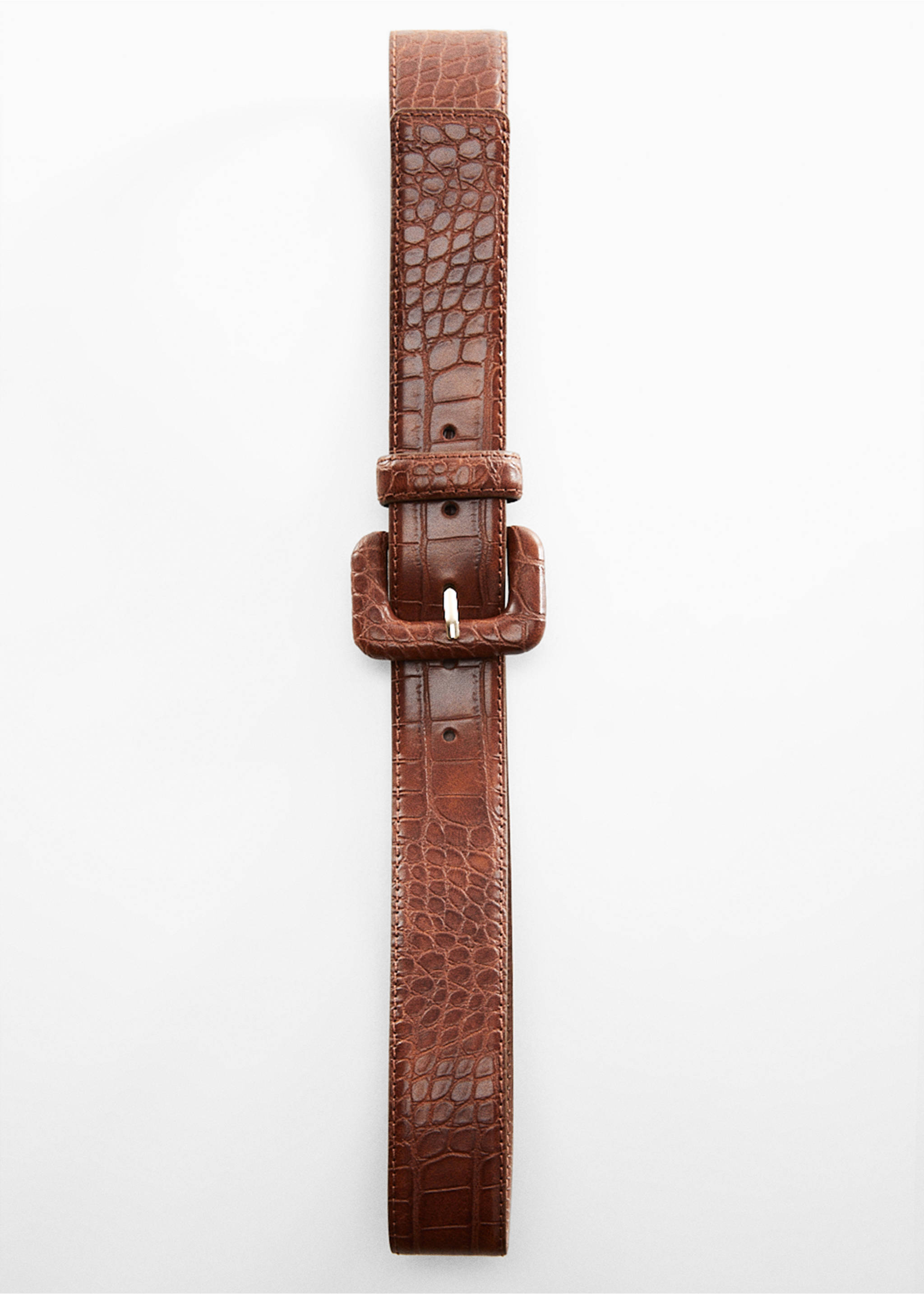 Ceinture effet imprimé animal - Détail de l'article 5, Marron. Ref: 57005970-00.