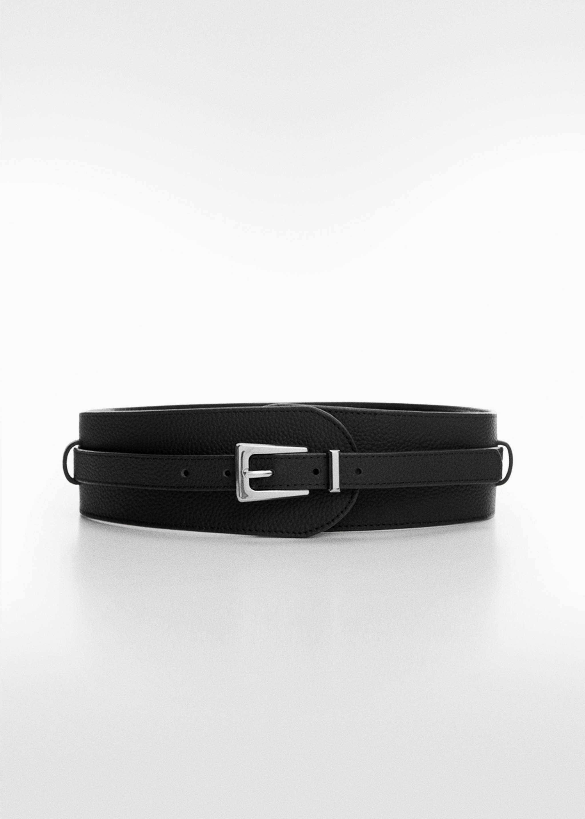 Wide leather belt - Article without model