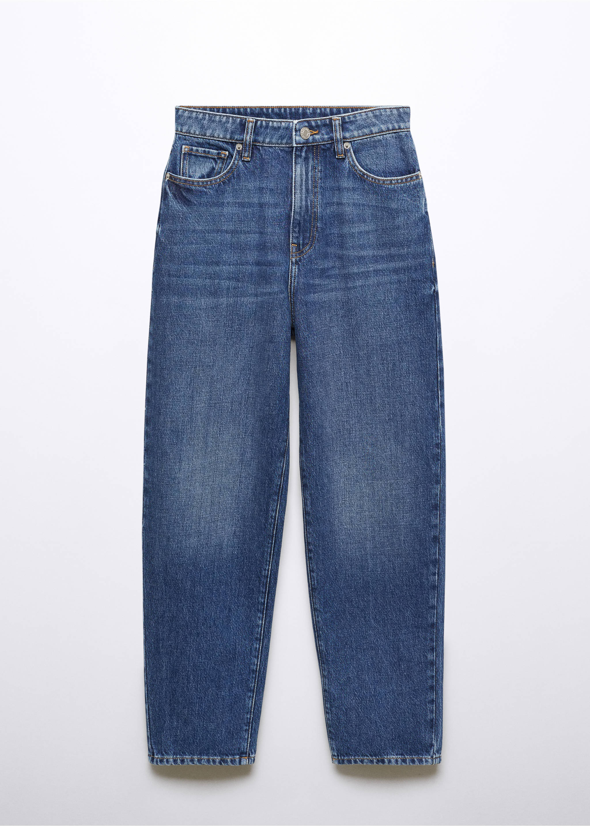 High-waist slouchy jeans - Article without model, Dark Blue. Ref: 57005974-00.