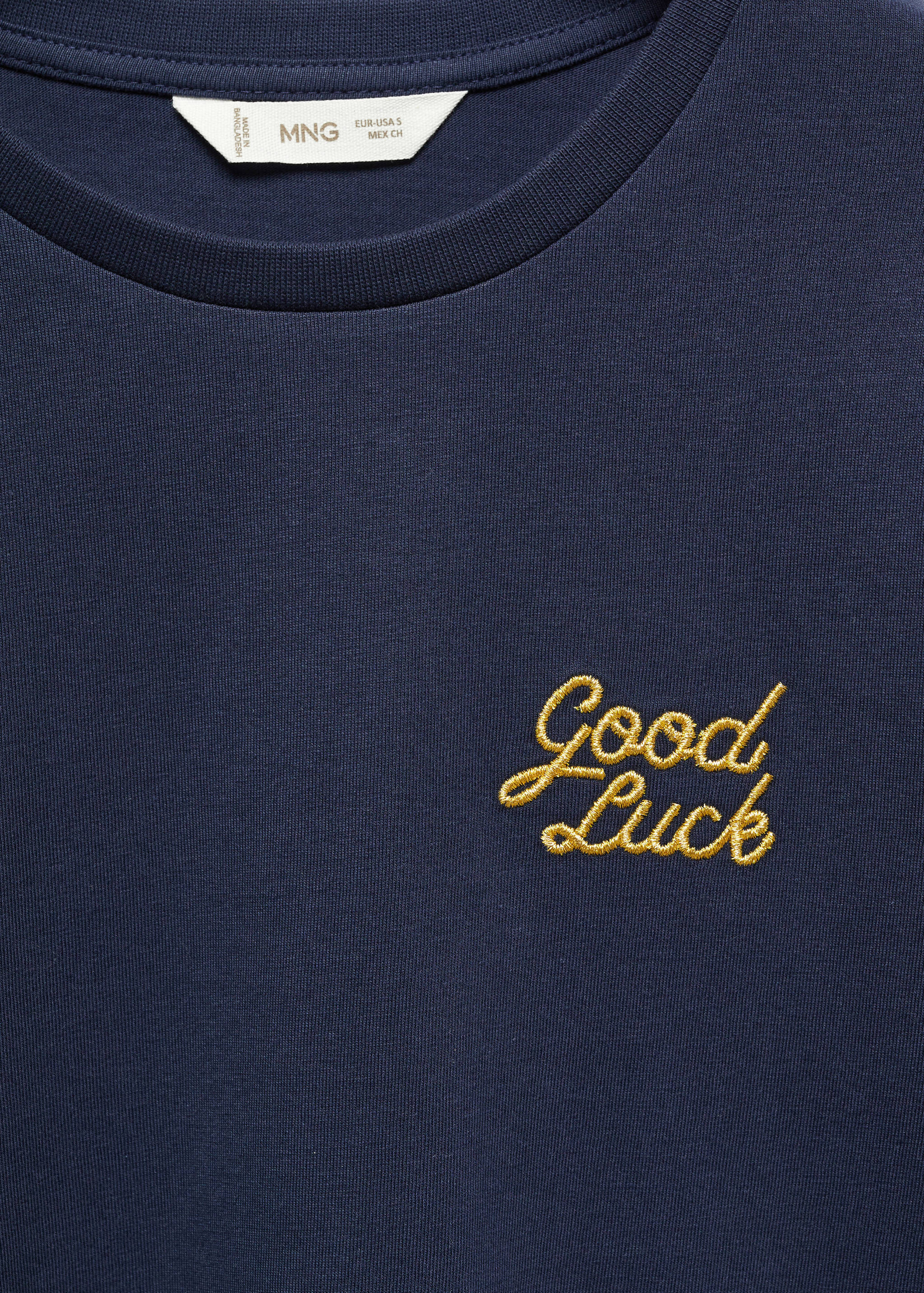 T-Shirt mit Textaufdruck - Detail des Artikels 8