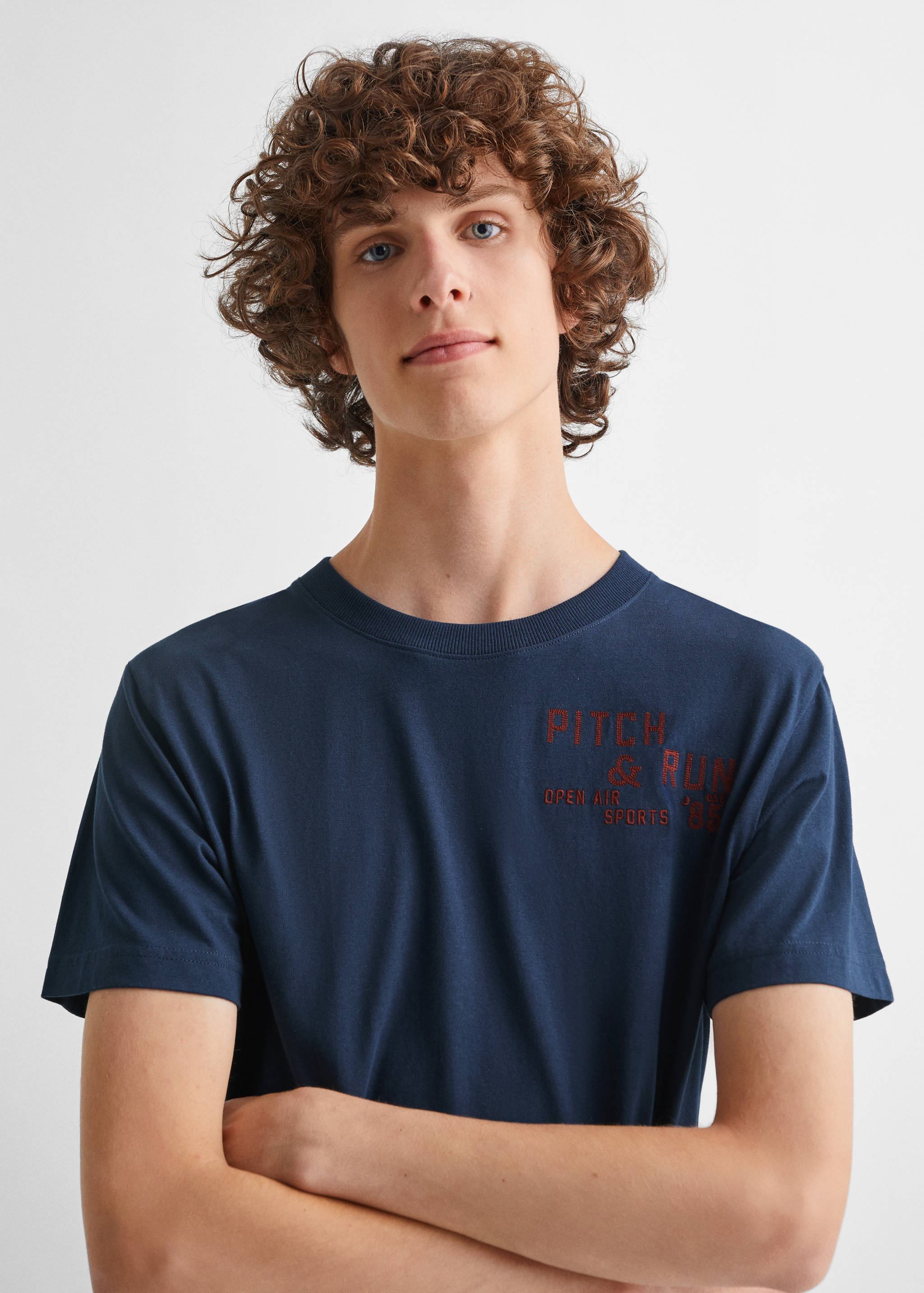 T-Shirt mit Schriftzug - Detail des Artikels 1