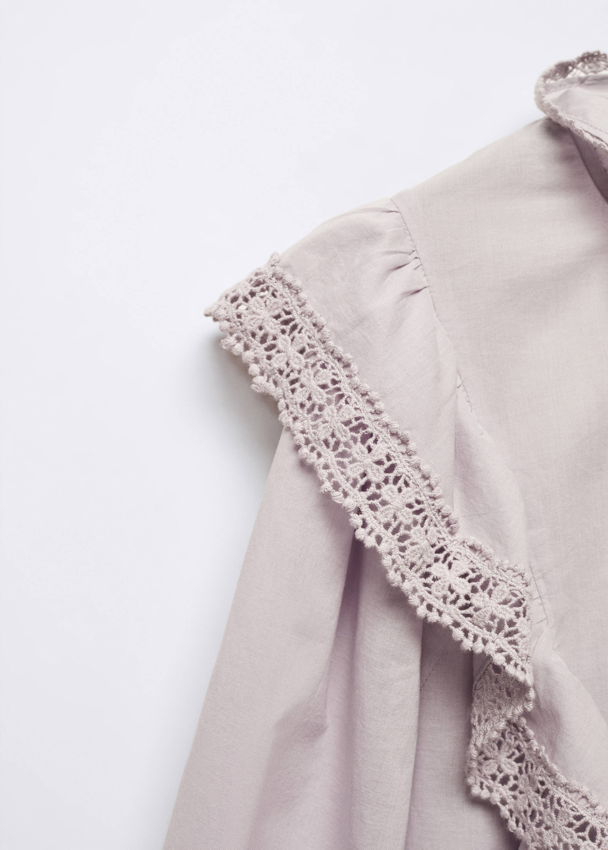 Lace blouse with ruffles - Details of the article 8
