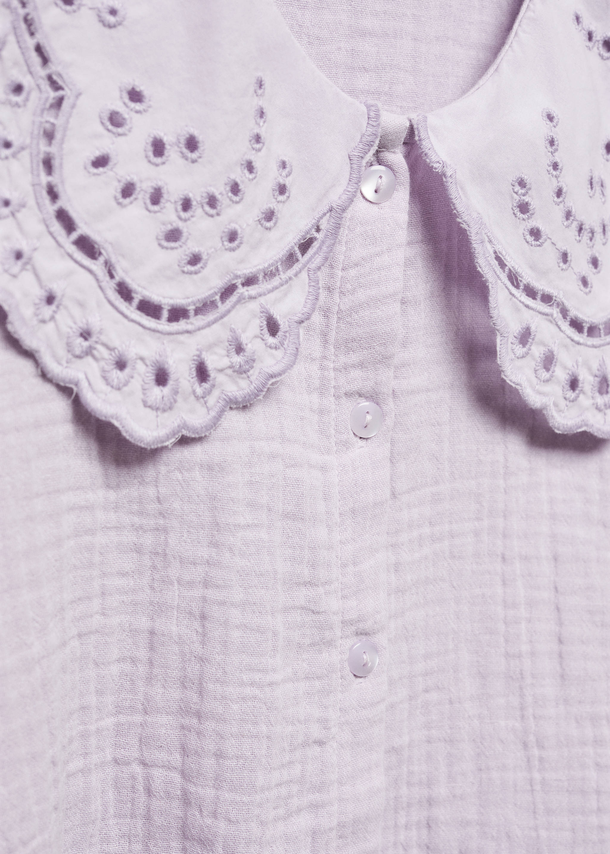Babydoll collar blouse - Details of the article 8