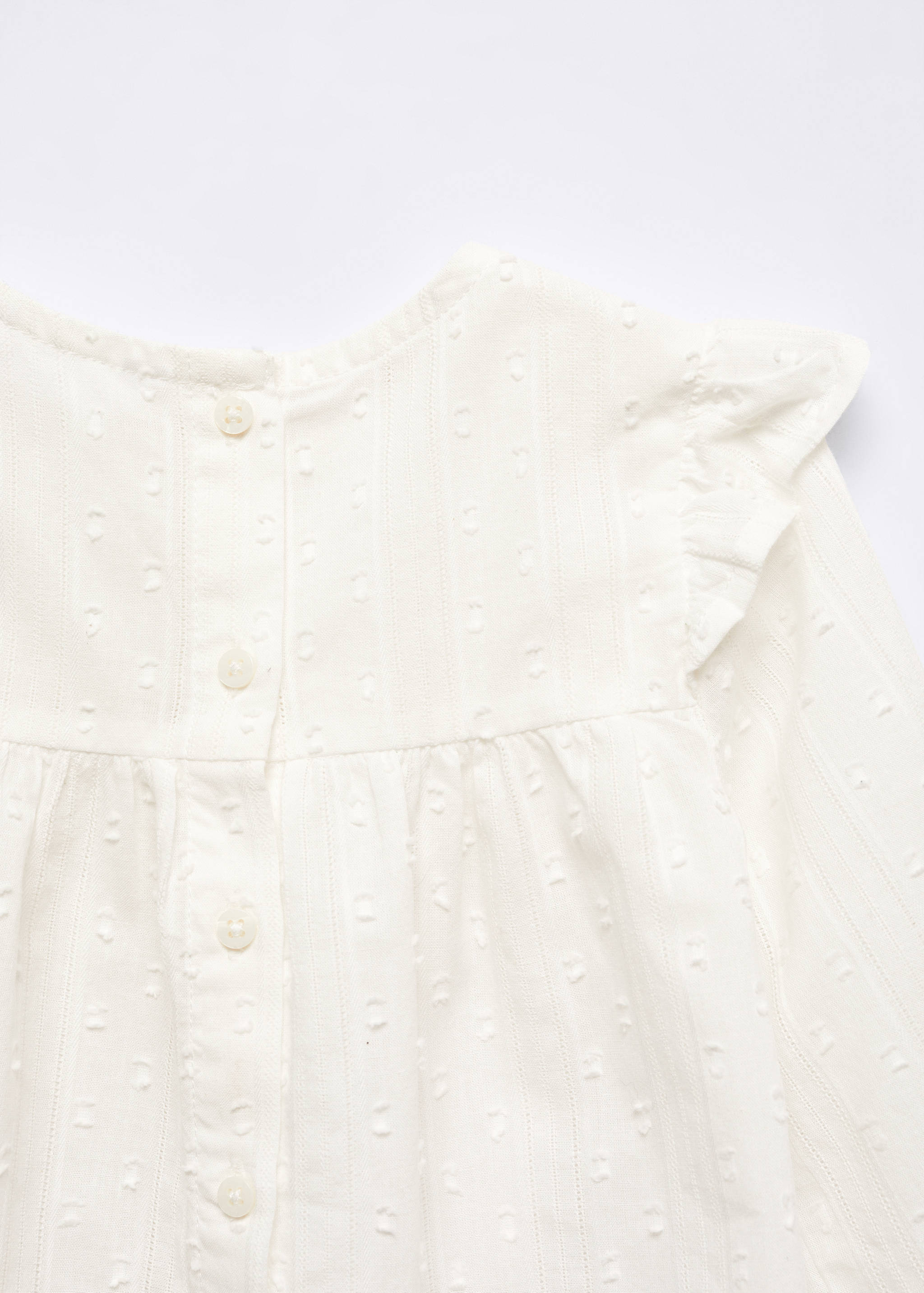 Ruffled plumeti blouse - Details of the article 0