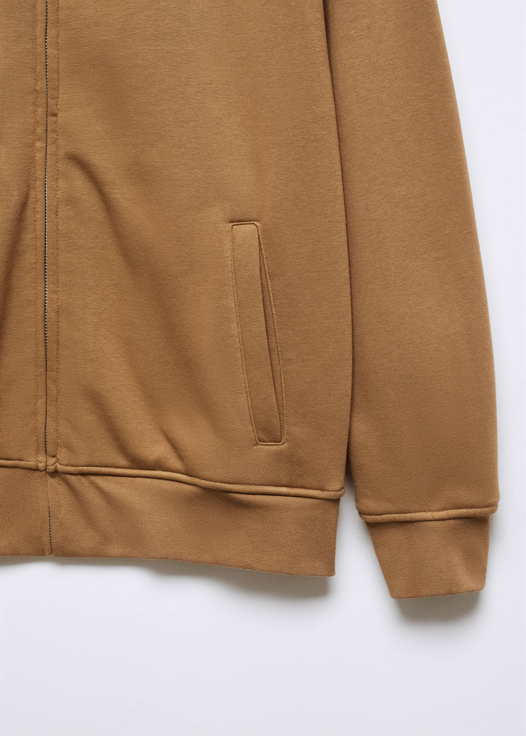 Zipper cotton sweater - Details of the article 8