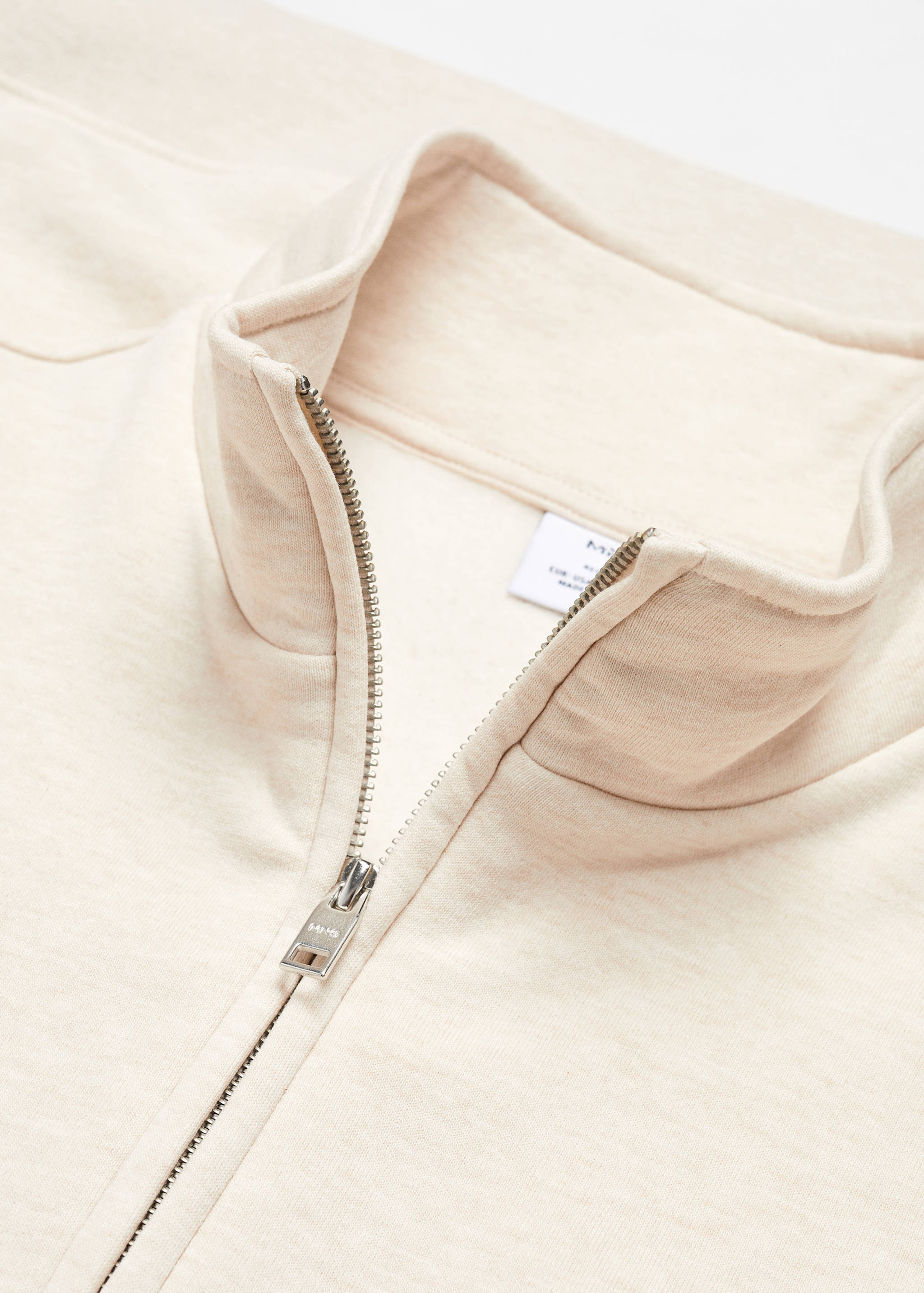 Sweat-shirt coton col zippé - Détail de l'article 8