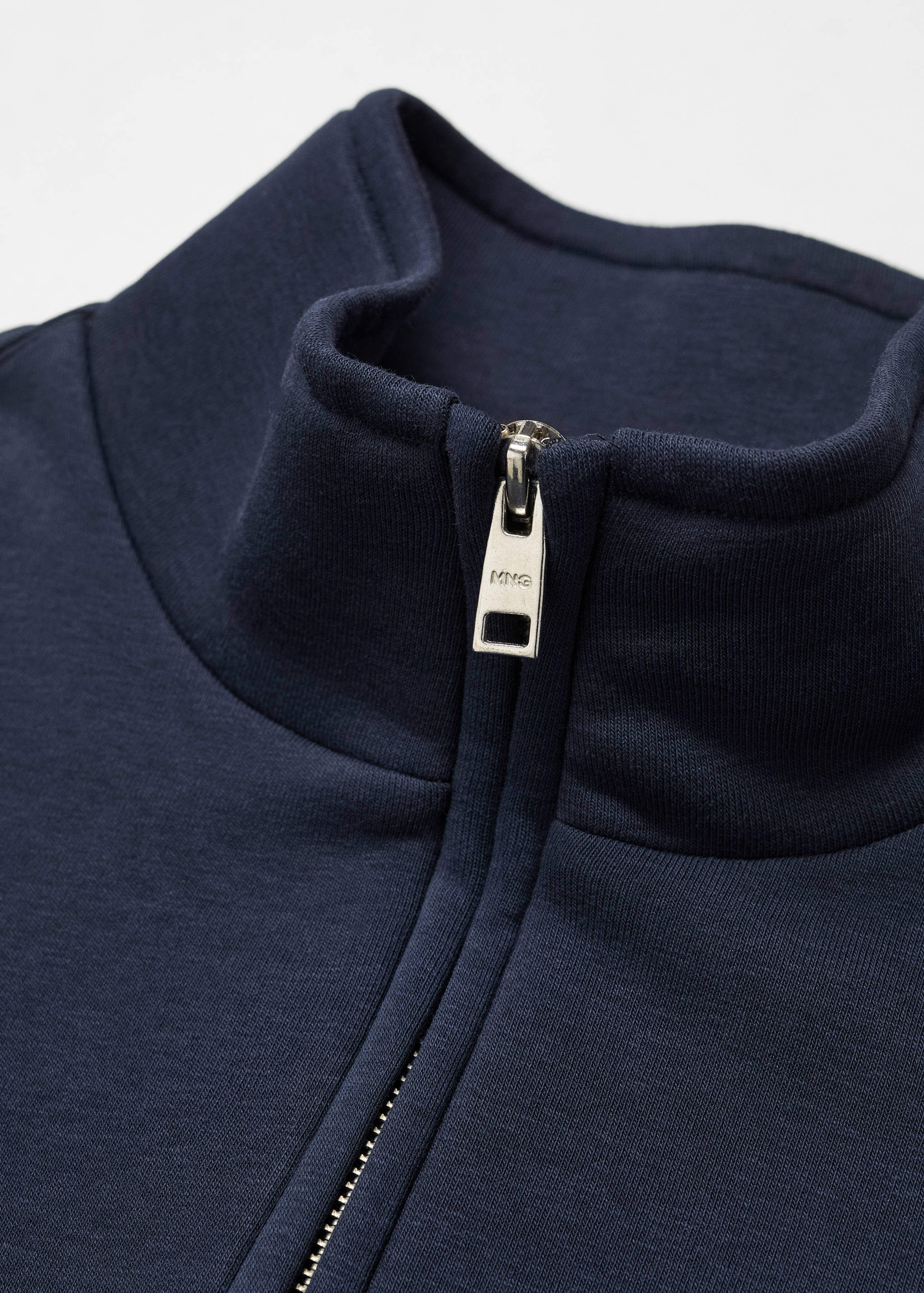 Sweat-shirt coton col zippé - Détail de l'article 8