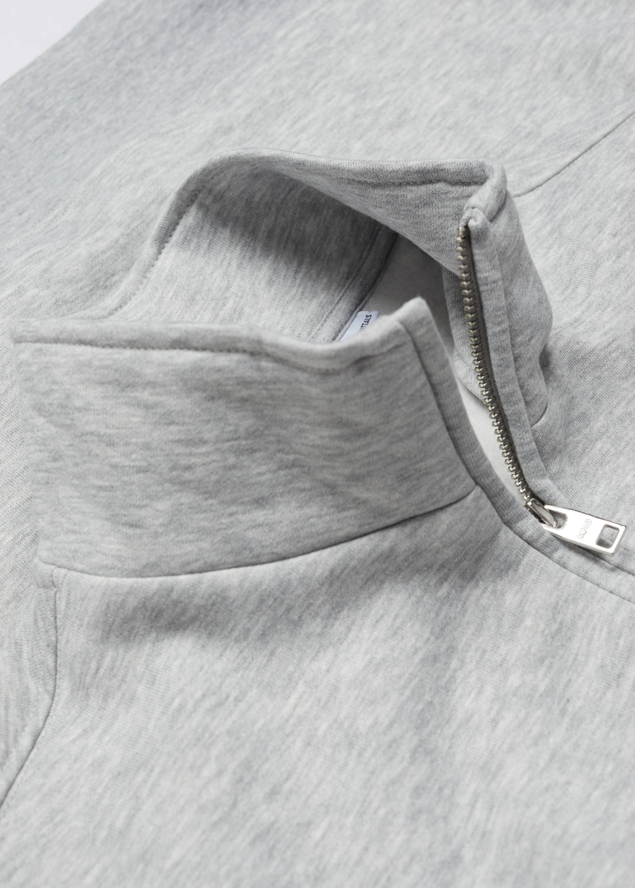 Sweat-shirt coton col zippé - Détail de l'article 8