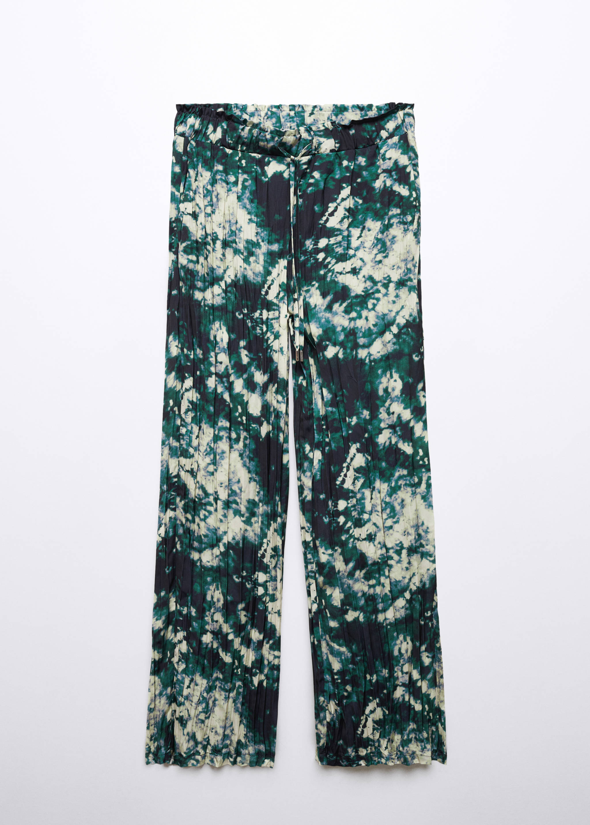 Pantaloni tie dye plissettati - Articolo senza modello