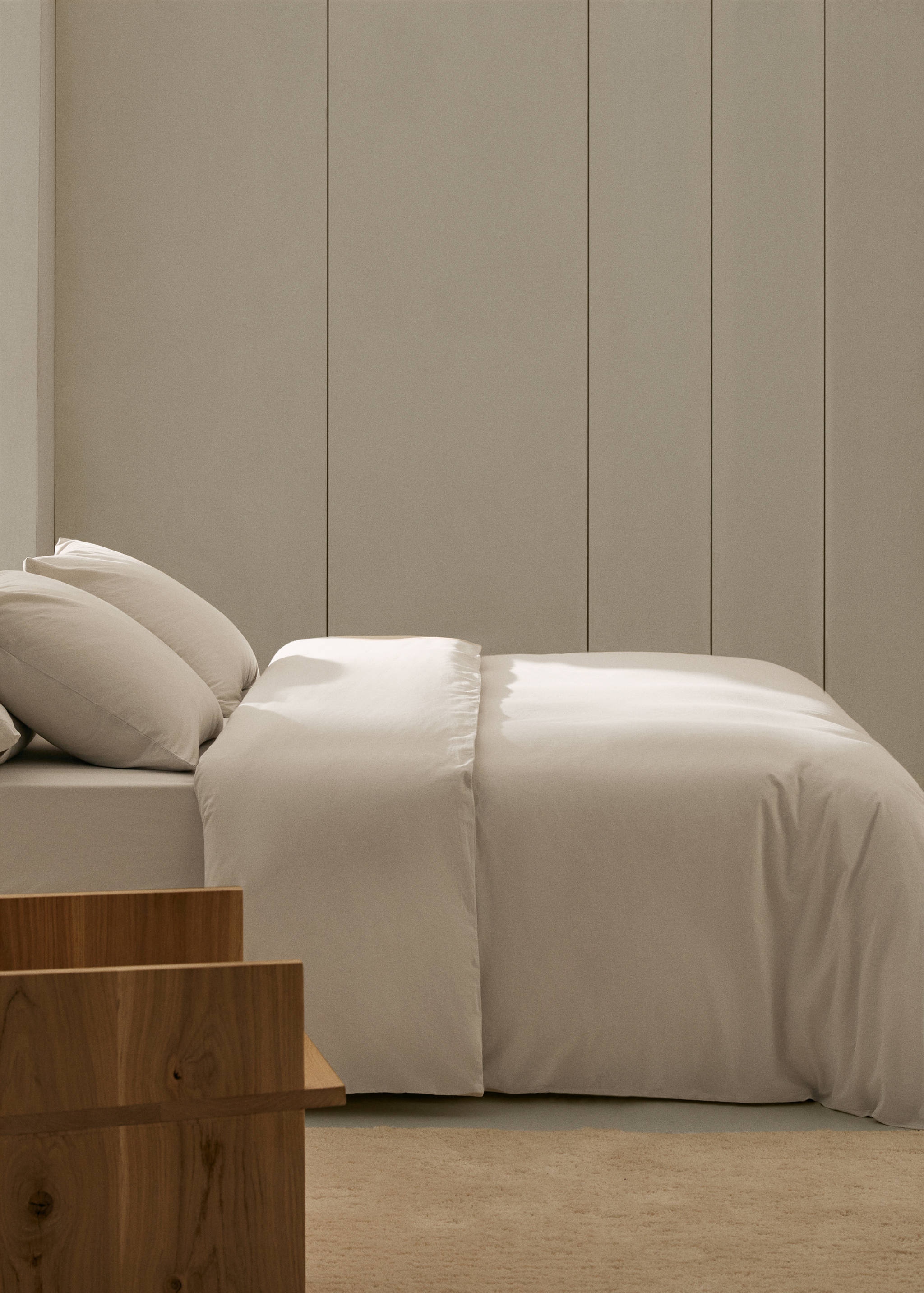 Housse de couette coton lavé lit 135/140 cm - Plan général