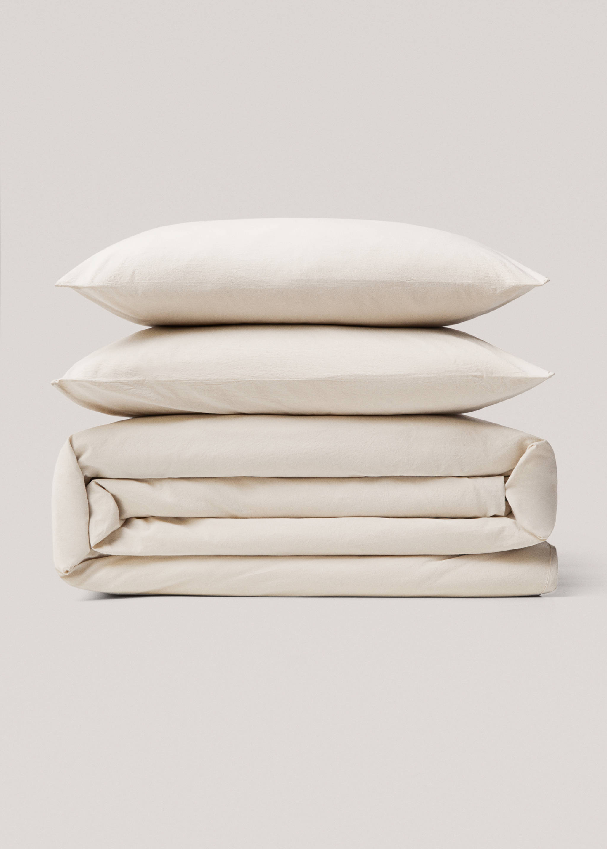 Housse de couette coton lavé lit 135/140 cm - Article sans modèle