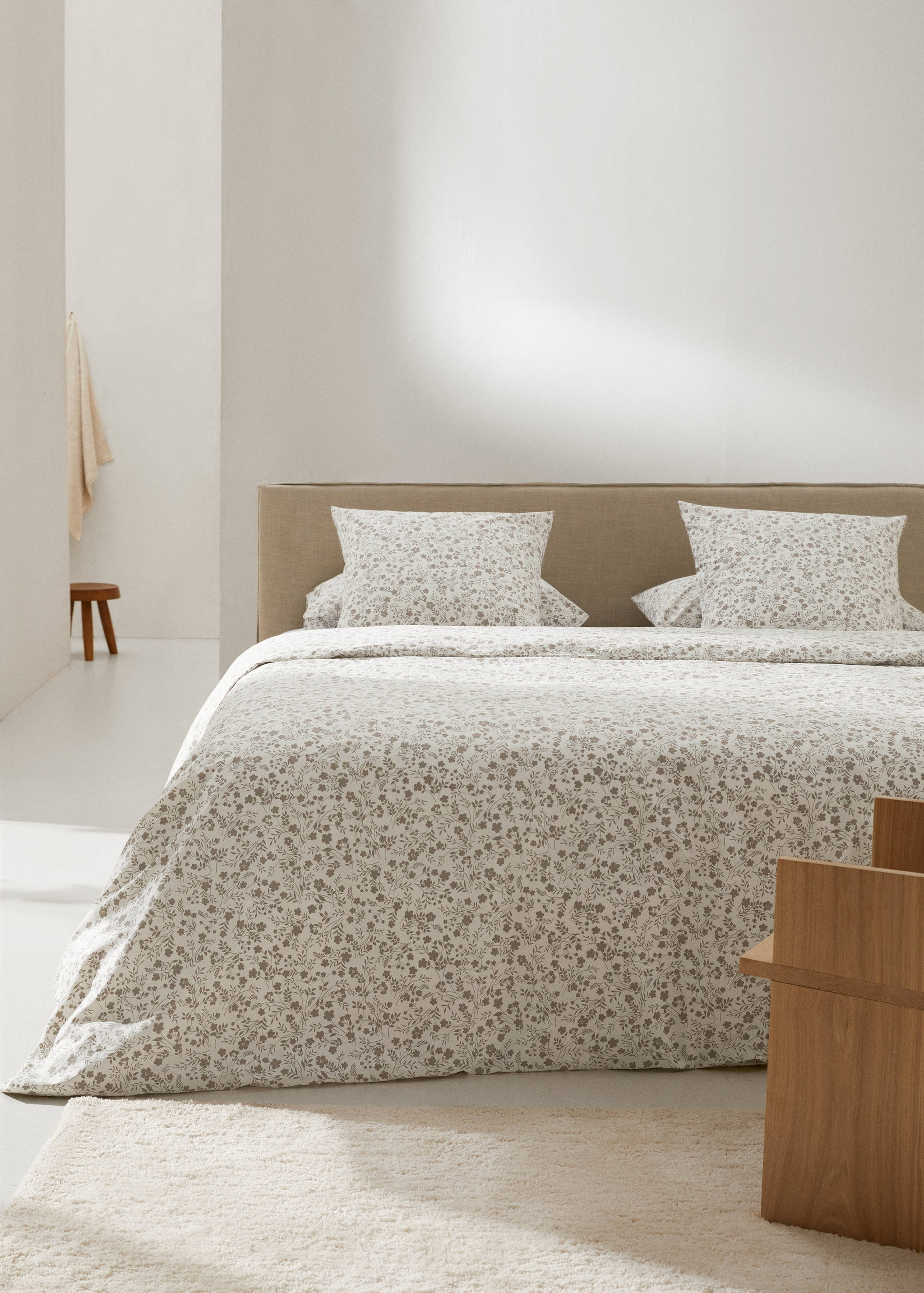 Funda nórdica flores estampada Cama 150/160cm - Plano general