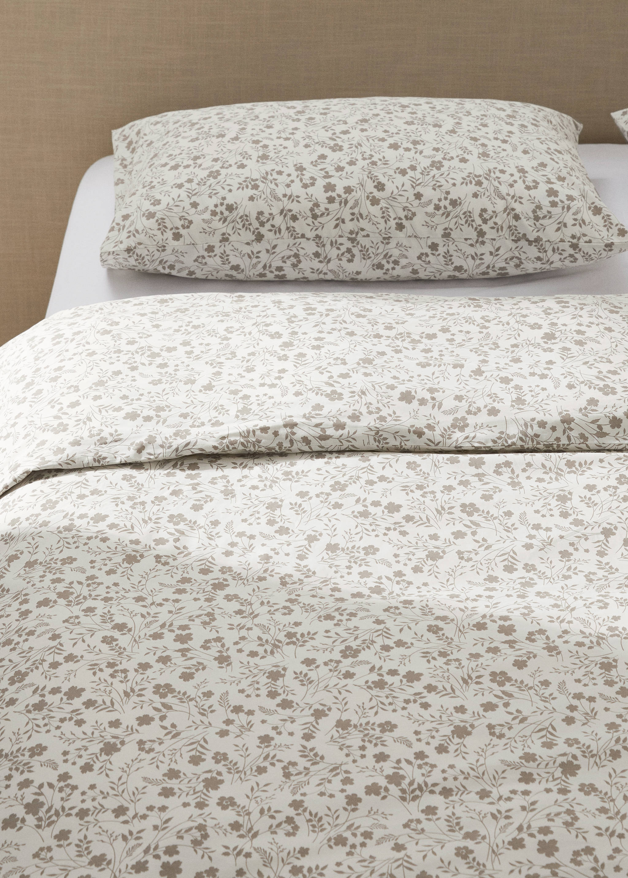 Funda nórdica flores estampada Cama 150/160cm - Detalle del artículo 8